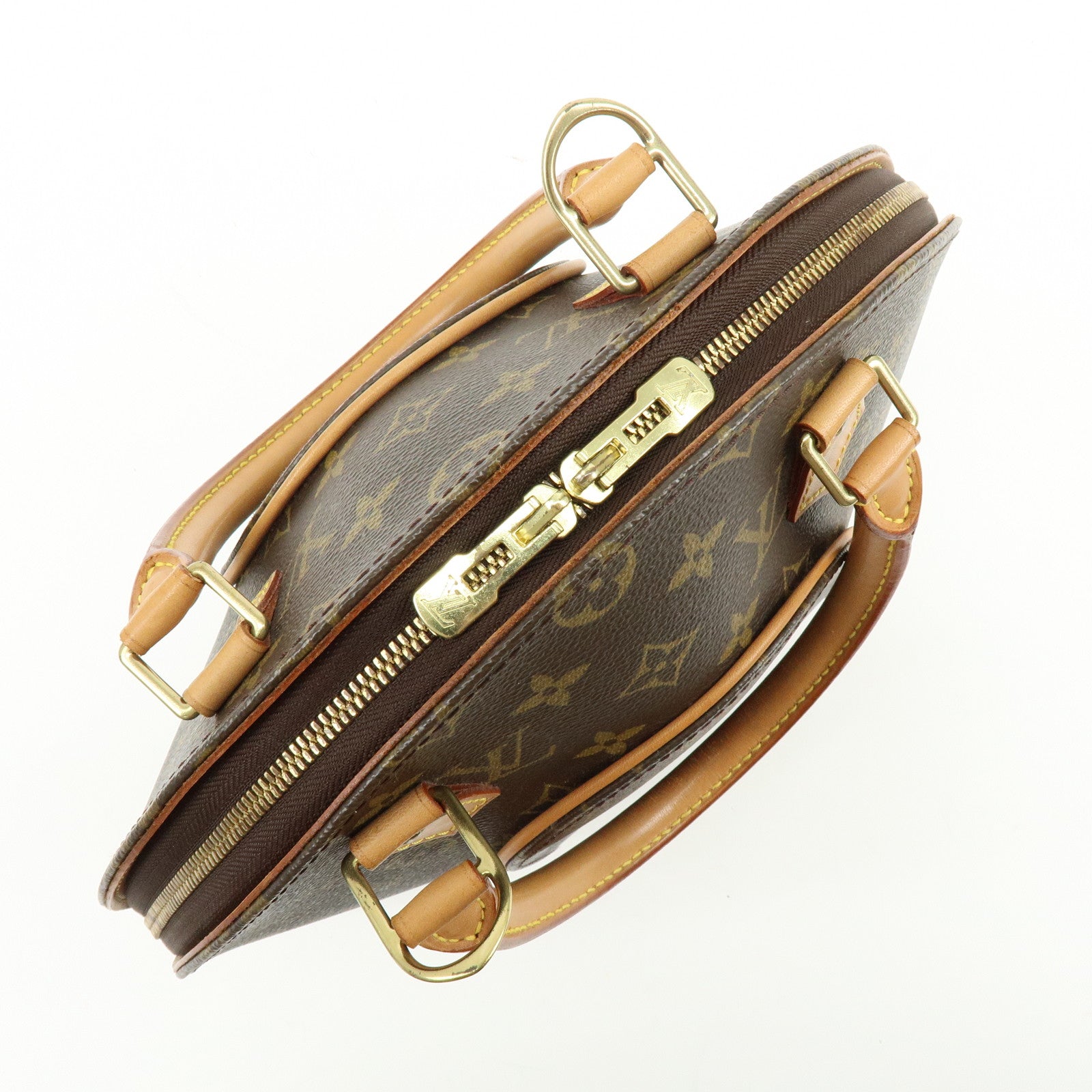 Louis Vuitton Monogram Ellipse PM Hand Bag Brown M51127