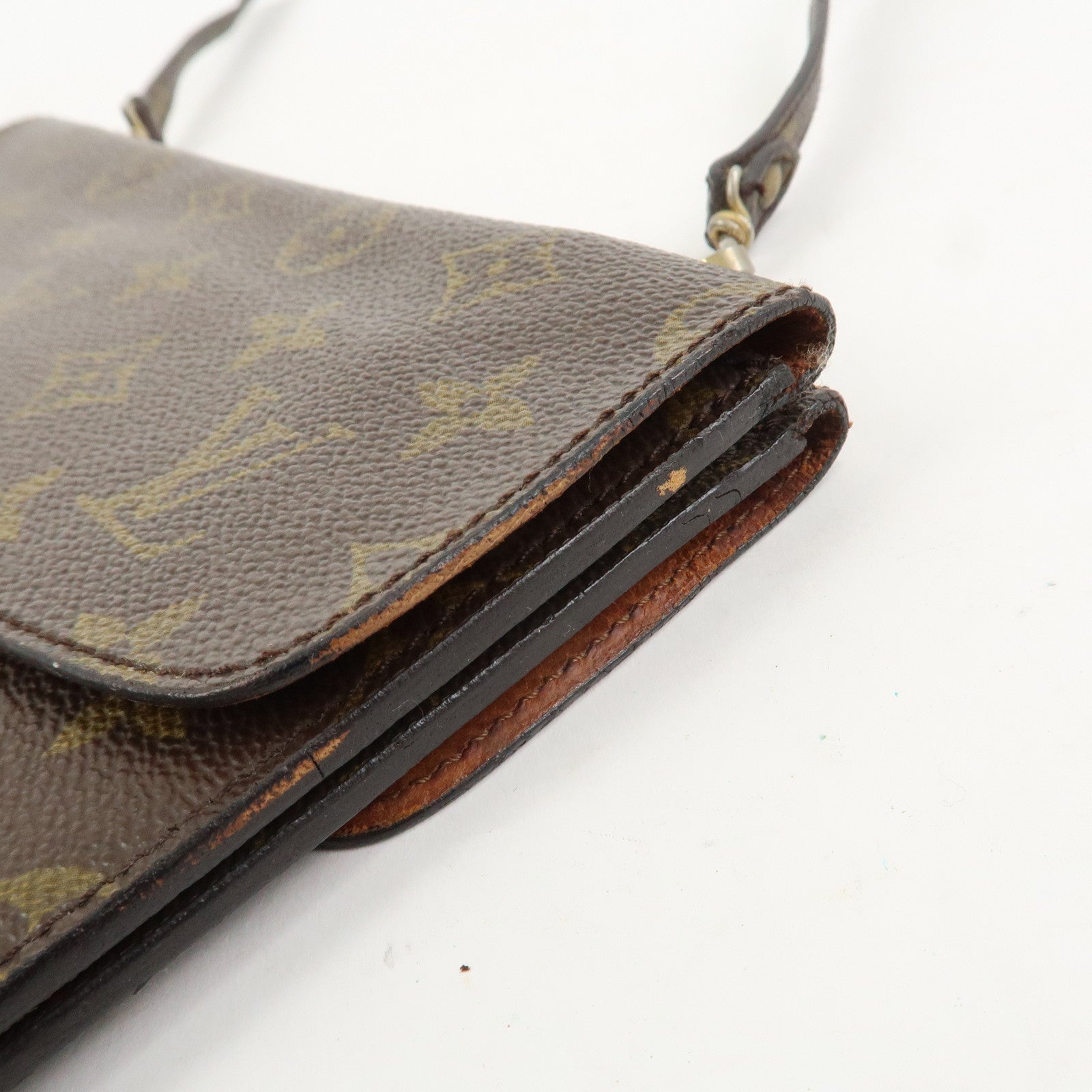 Louis Vuitton Monogram Double Rabat Shoulder Bag Brown M51815