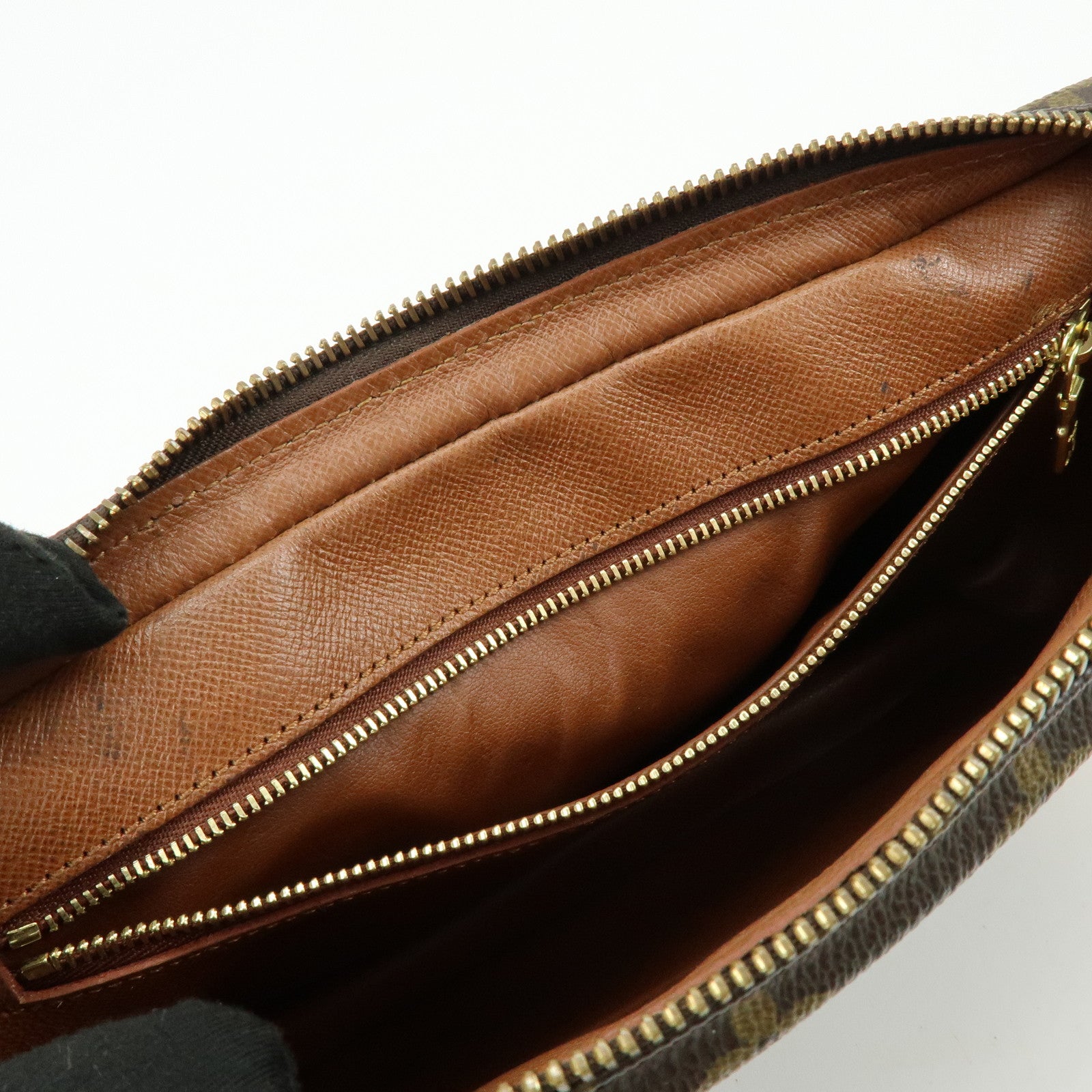 Louis Vuitton Monogram Marly Dragonne GM Clutch Bag Brown M51825