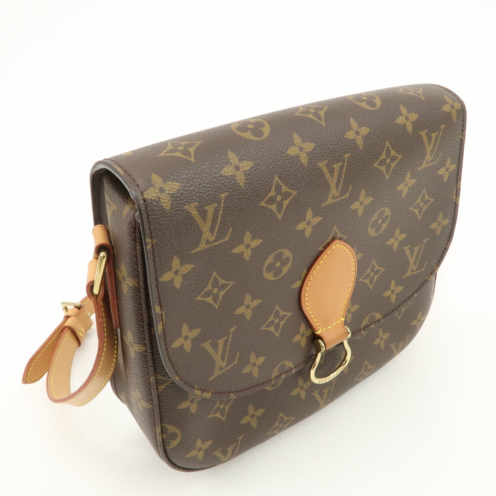 Louis Vuitton Monogram Saint Cloud GM Shoulder Bag Brown M51242