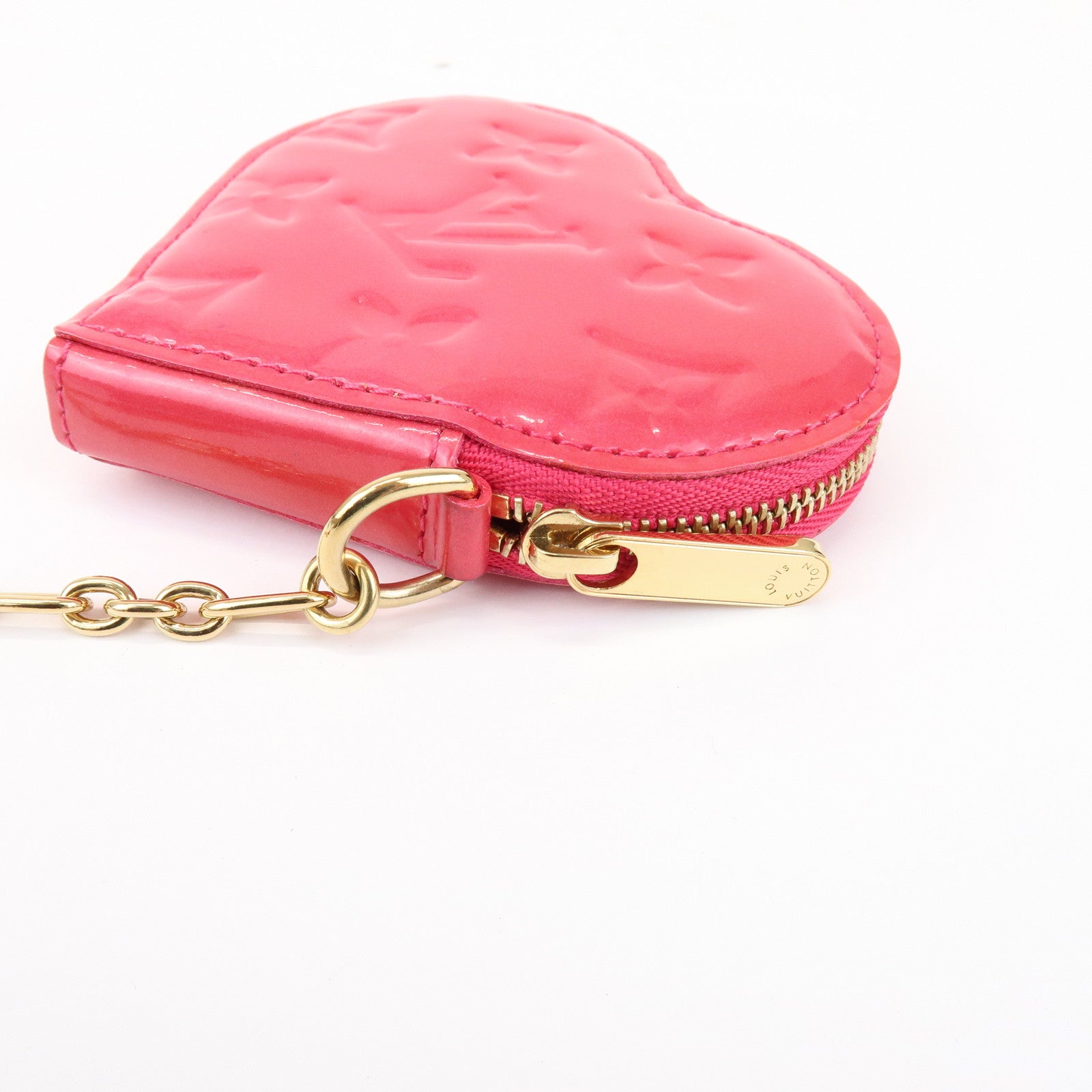 Louis Vuitton Monogram Vernis Porte Monnaie Coeur Coin Case M93657