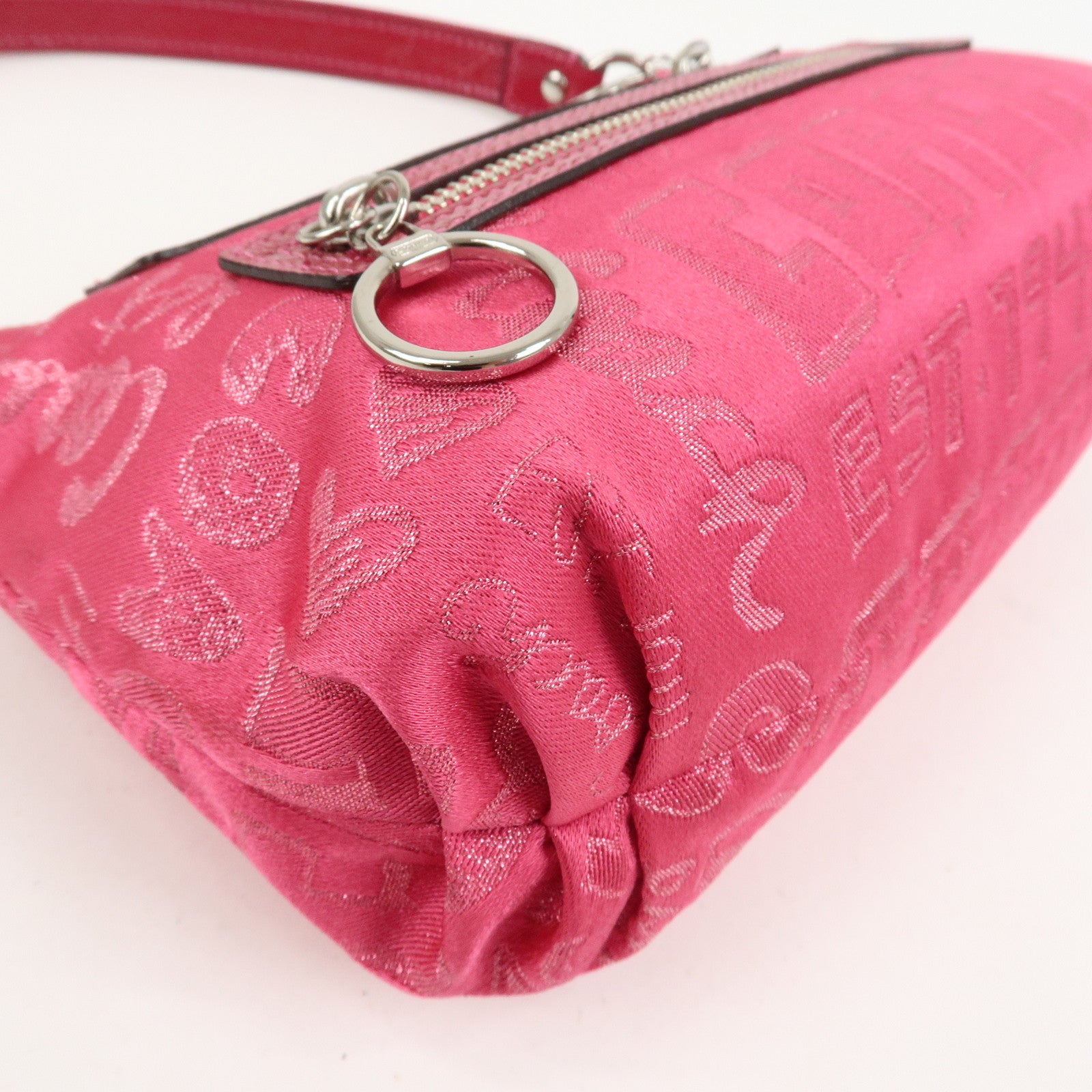 COACH Signature POPPY Set of 2 Canvas Leather Shoulder Hand Bag