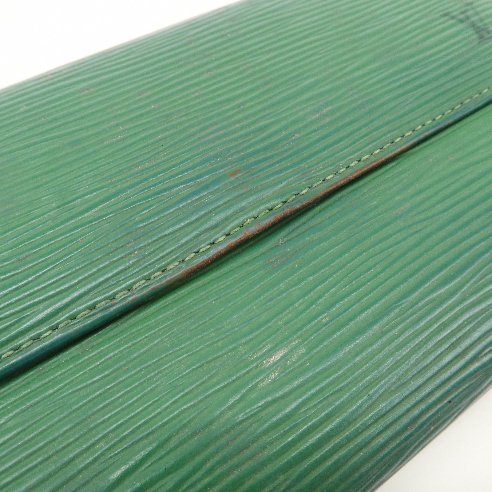 Louis Vuitton Epi Set of 3 Long Wallet Blue Green M63574 M63575 Used