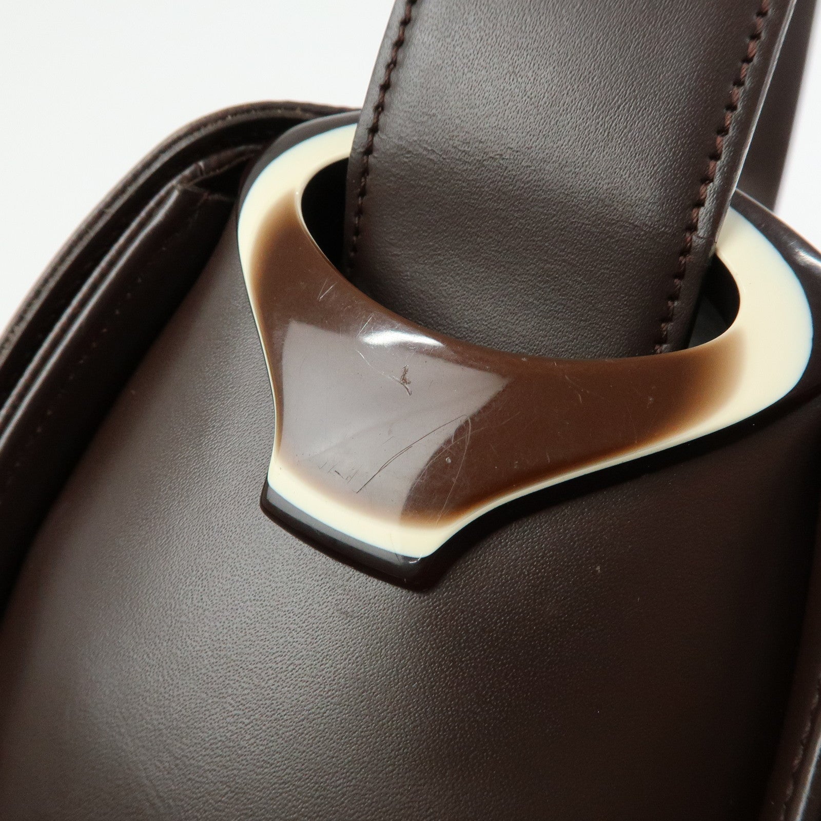 Louis Vuitton Epi Leather Nocturne PM Shoulder Bag Brown M5218D