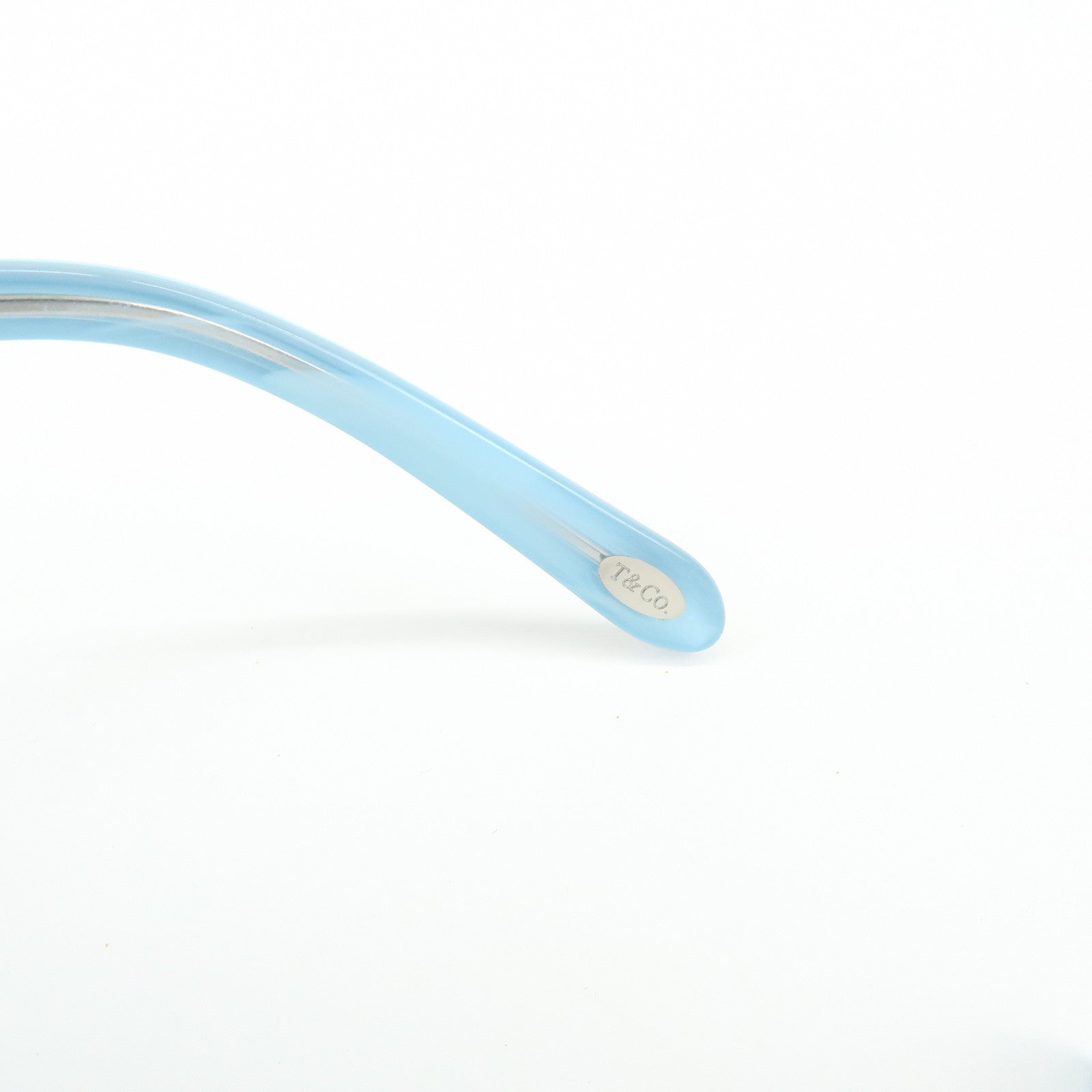 Tiffany & Co Return to Tiffany Plastic Sunglasses Black Light Blue