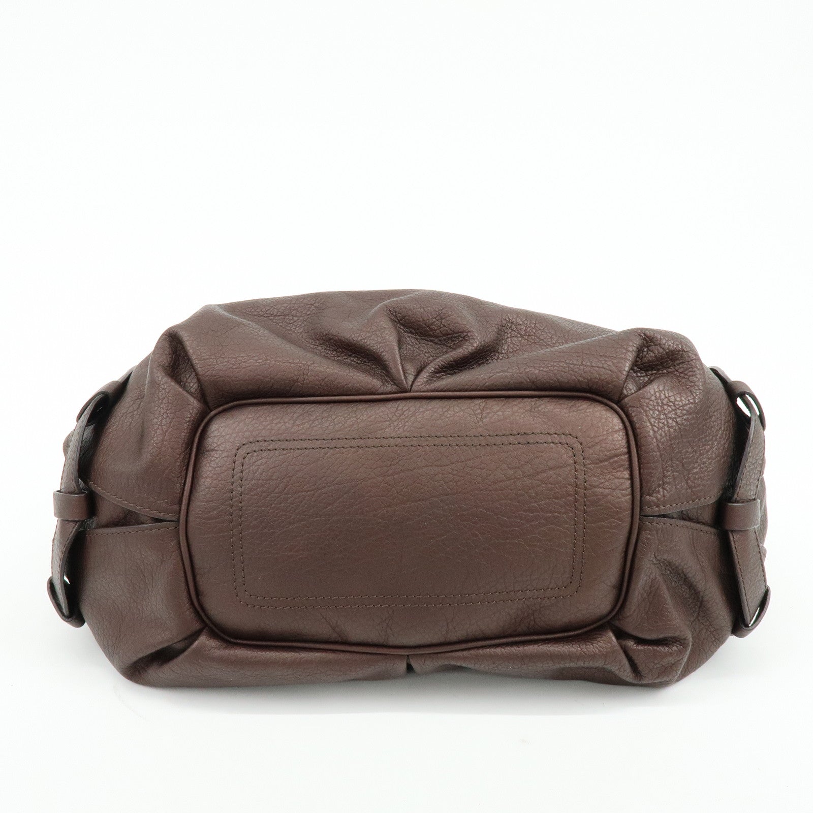 CELINE Leather Bittersweet Shoulder Bag Hand Bag Bronze