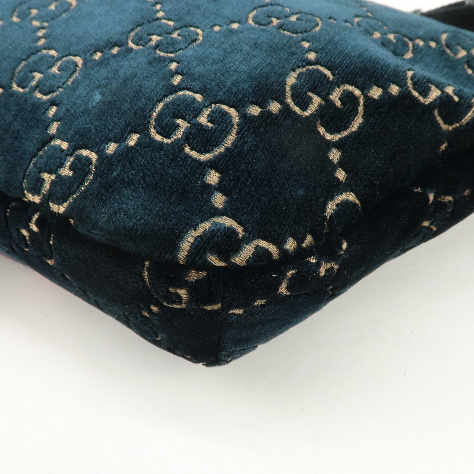 GUCCI Ophidia GG Velvet Leather Waist Bag Crossbody Bag 574968