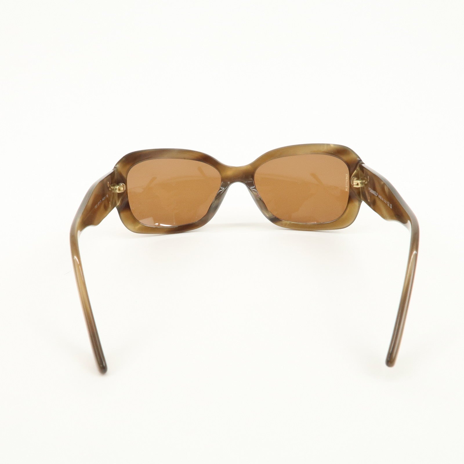 CHANEL Plastic Sunglasses Brown 5102 c.871/73 54□17 135