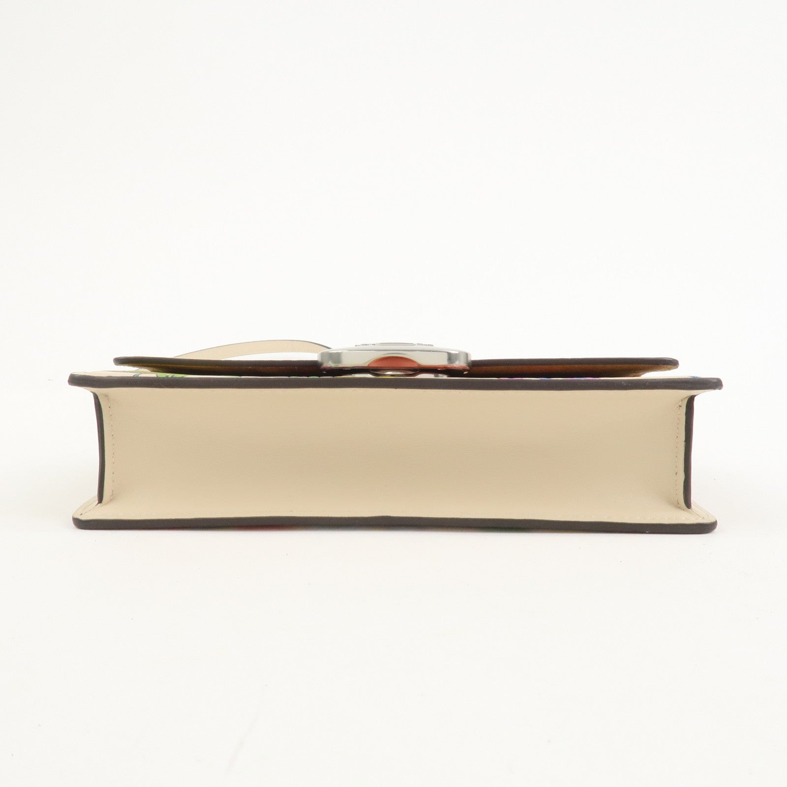 COACH Elaiza Leather Flap Crossbody Shoulder Bag Floral Print