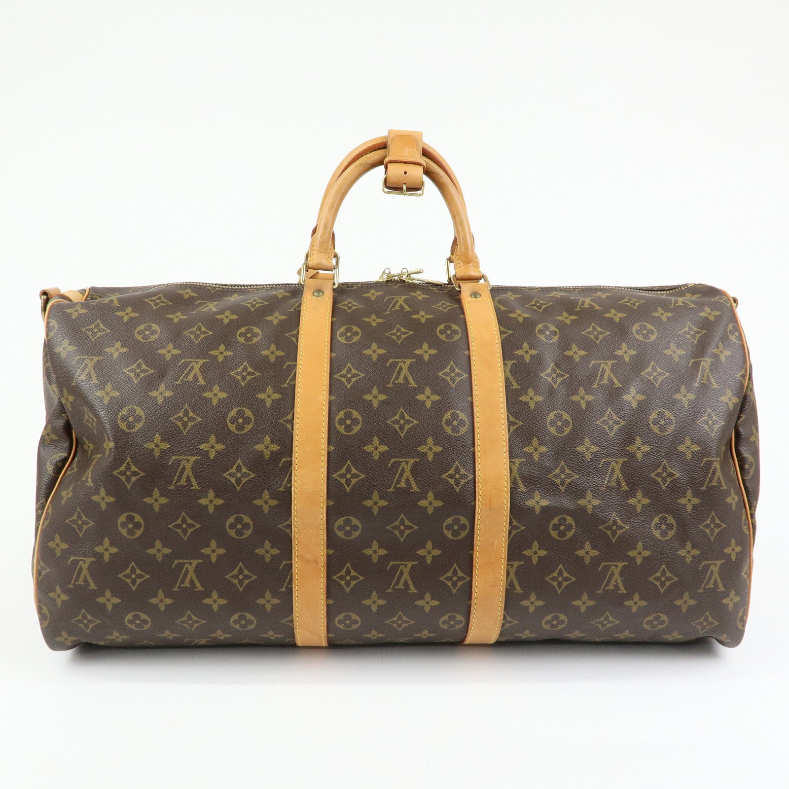 Louis Vuitton Monogram Keep All Bandouliere 55 Boston Bag M41414