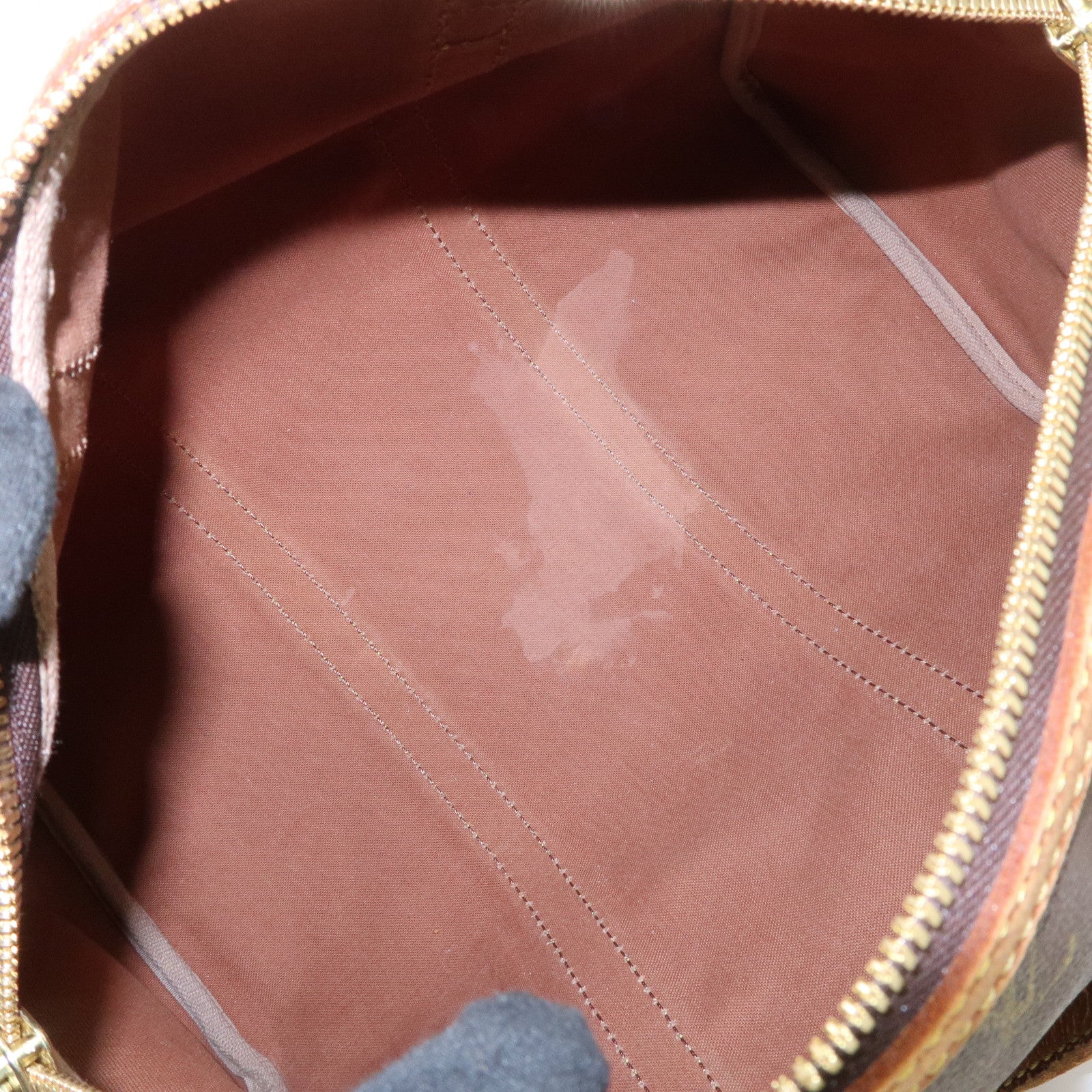 Louis Vuitton Monogram Sac Souple 35 Boston Bag Brown M41626