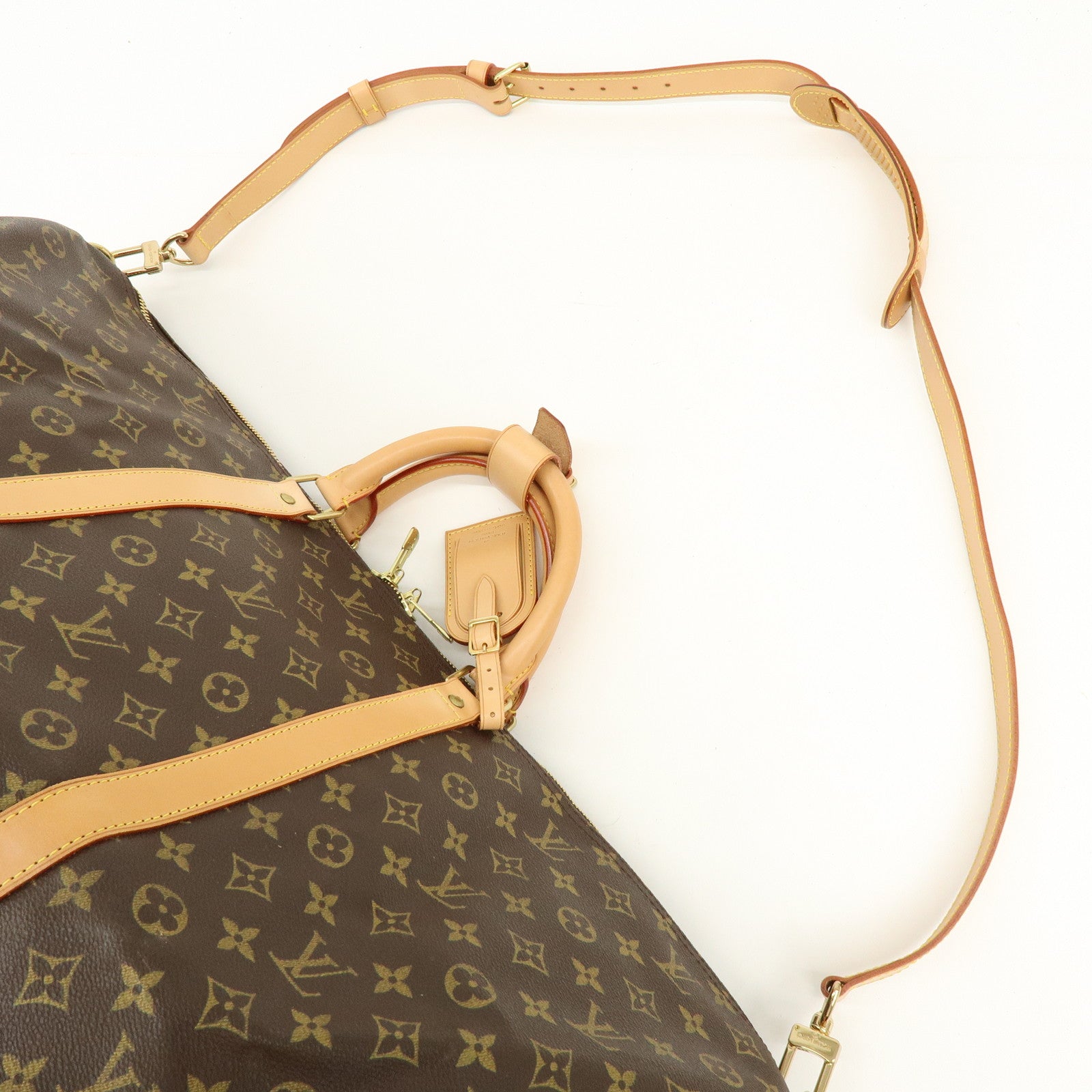 Louis Vuitton Monogram Keep All Bandouliere 60 Boston Bag M41412