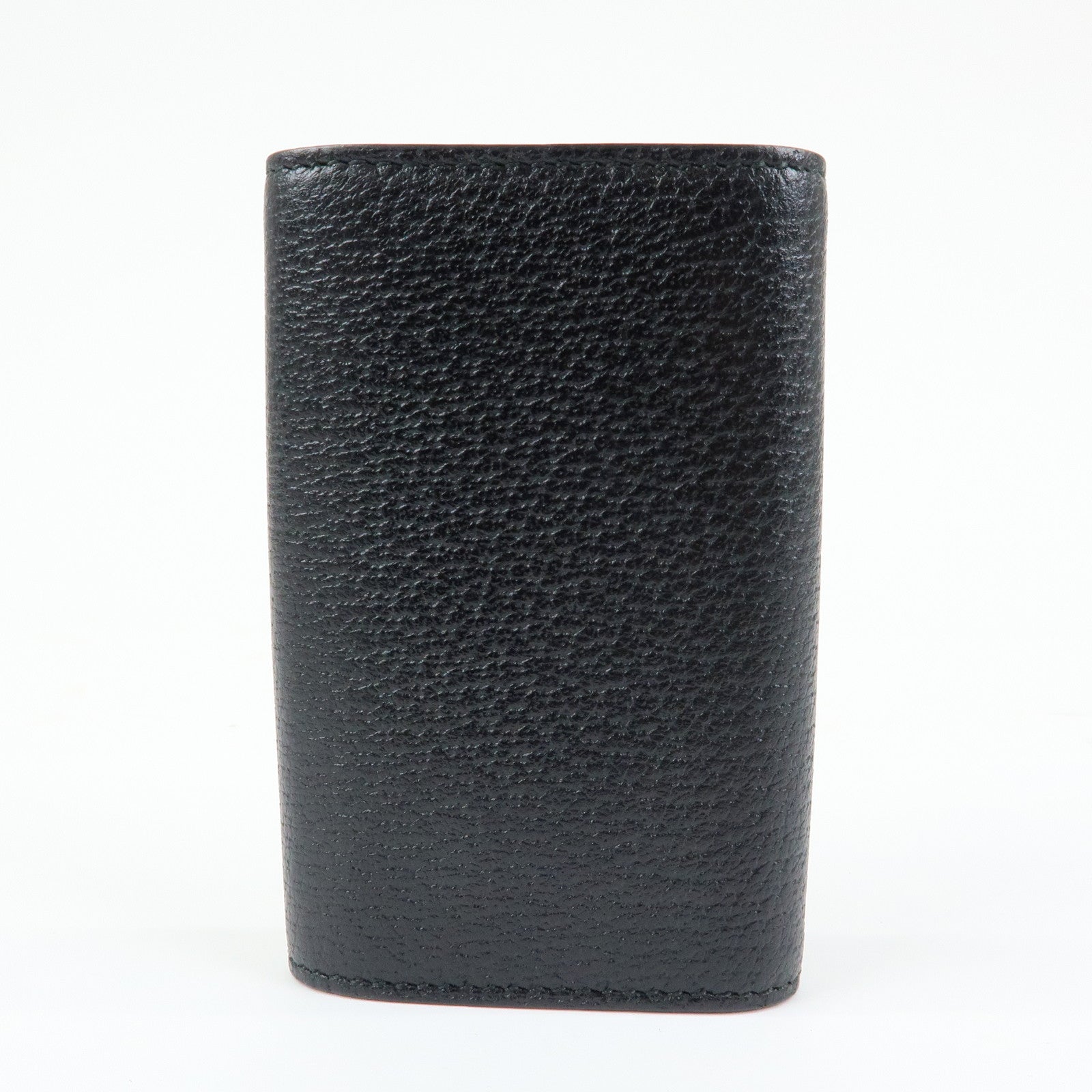 GUCCI Sherry Leather 6 Ring Key Case Key Holder Black 435297