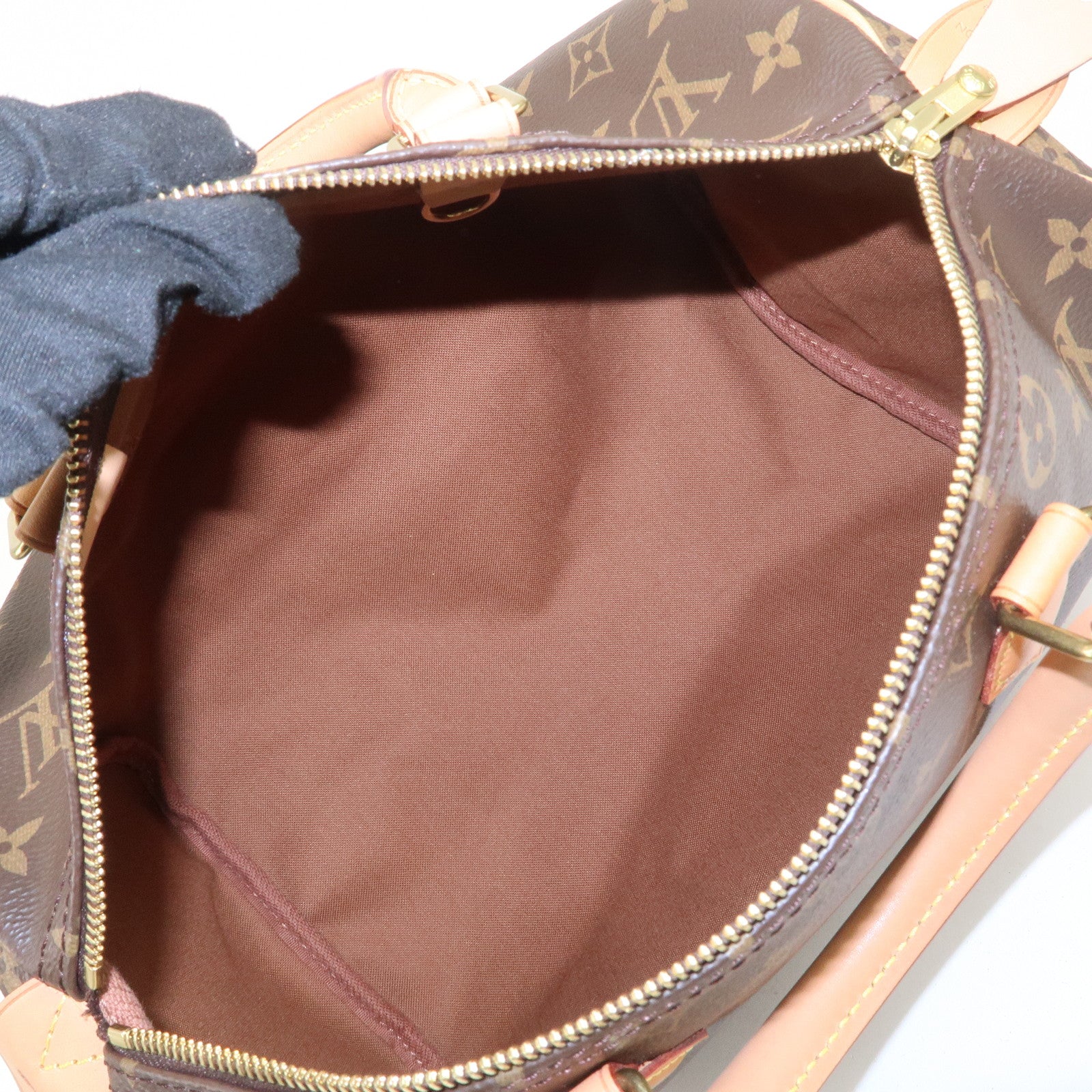 Louis Vuitton Monogram Speedy 30 Boston Bag Hand Bag Brown M41108