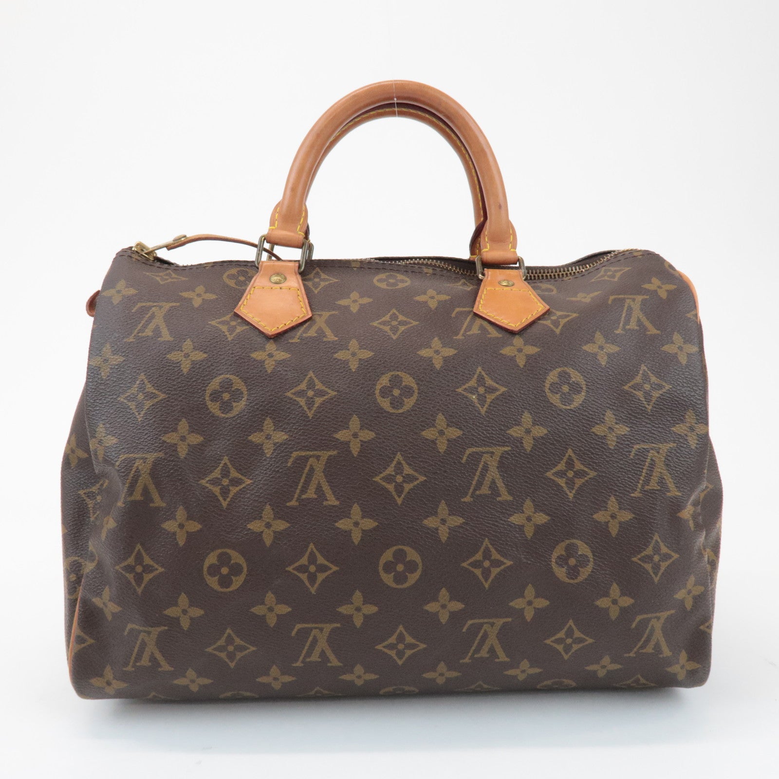 Louis Vuitton Monogram Speedy 30 Boston Bag Hand Bag Brown M41526