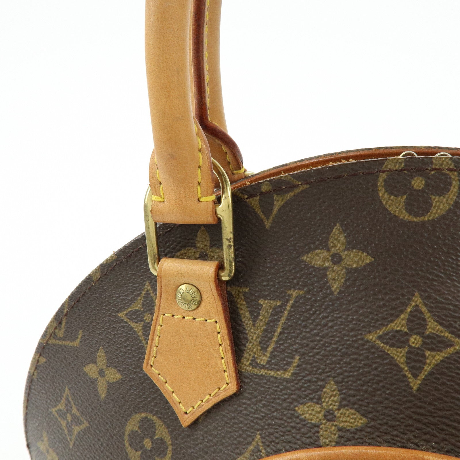 Louis Vuitton Monogram Ellipse PM Hand Bag Brown M51127