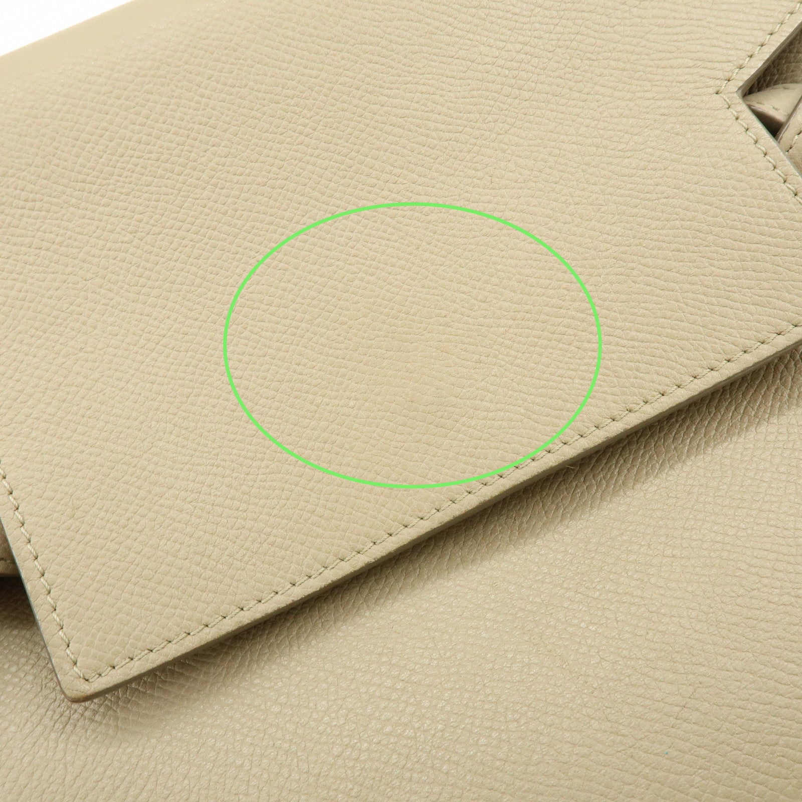 CELINE Belt Bag Leather 2WAY Bag Hand Bag Shoulder Bag Greige