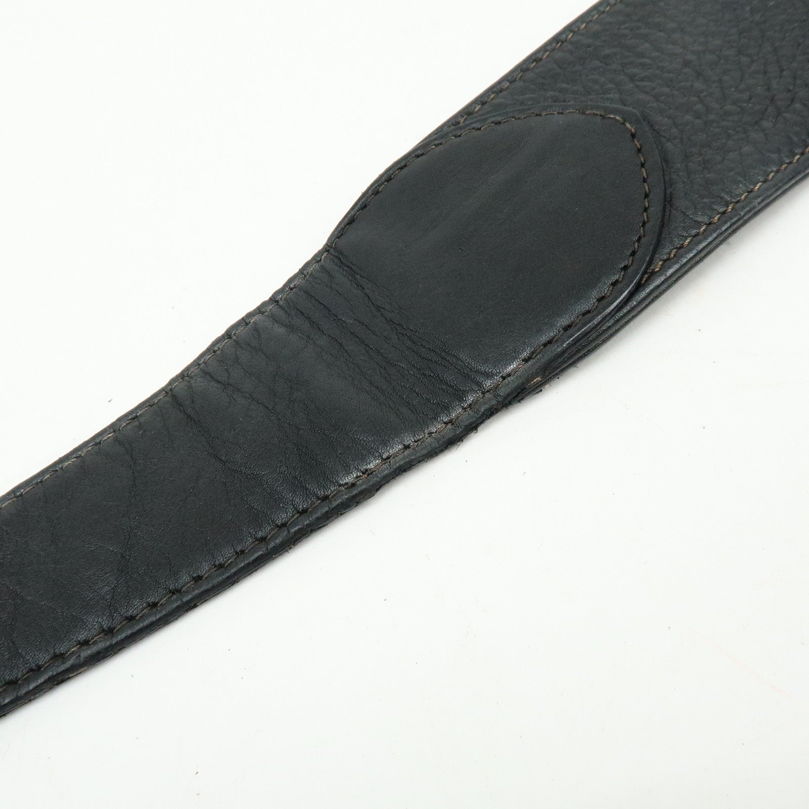 GUCCI Leather Shoulder Bag Crossbody Bag Black 001・115・1206