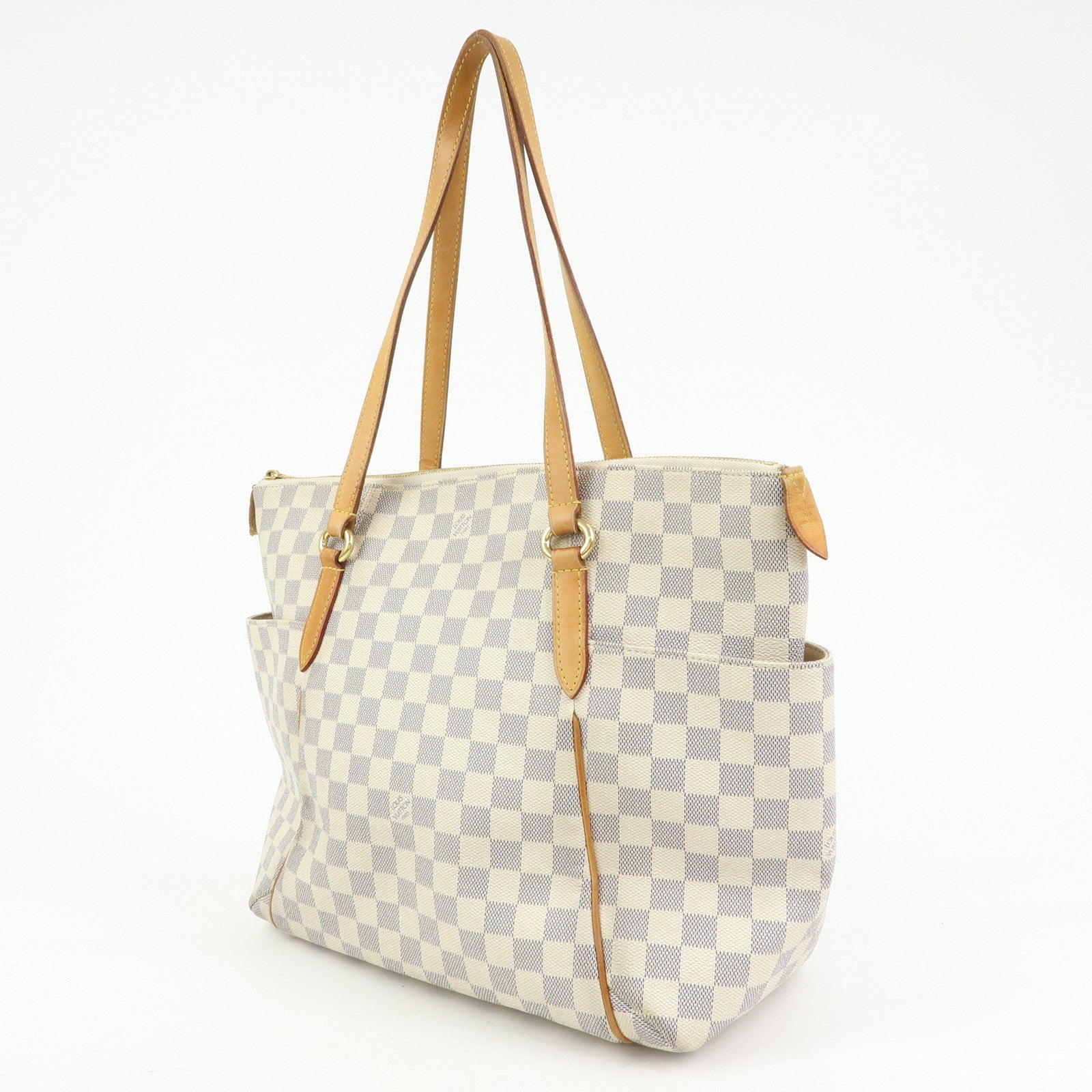 Louis Vuitton Damier Azur Totally MM Tote Bag Shoulder Bag N51262