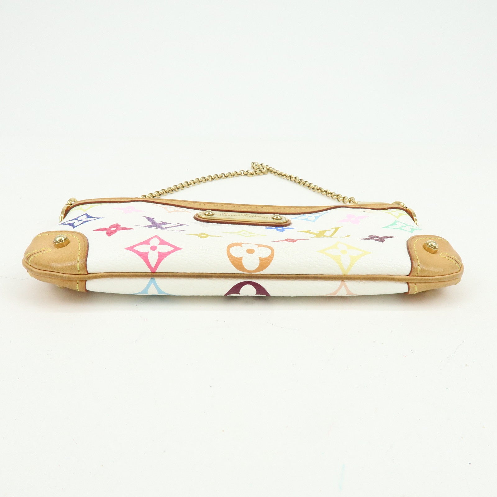 Louis Vuitton Monogram Multicolor Pochette Milla MM Blanc M60096