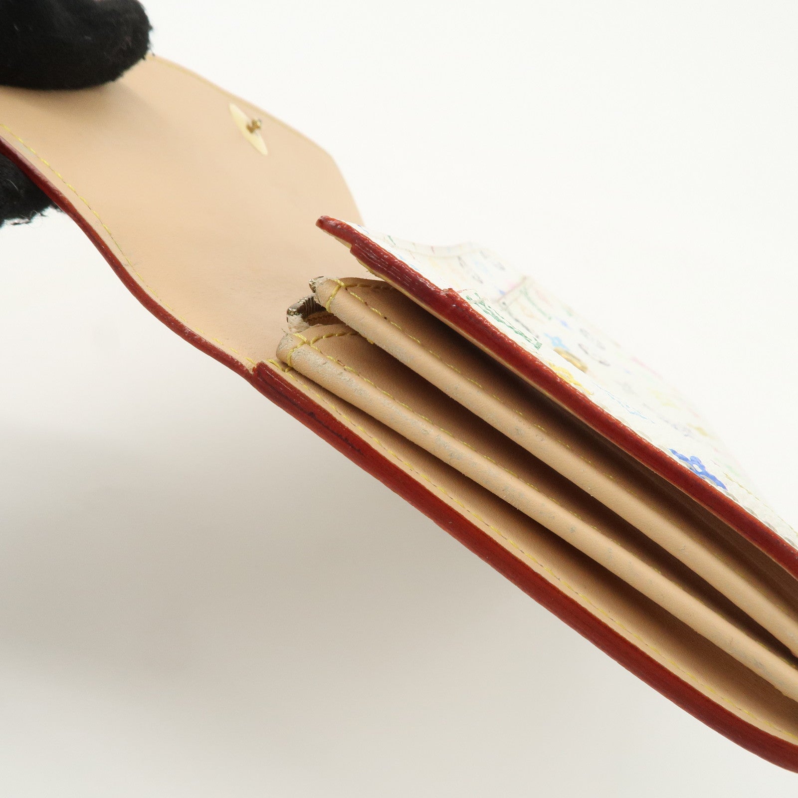 Louis Vuitton Monogram Multicolor Pochette Portte Monnaie Credi Long Wallet M60004 Used