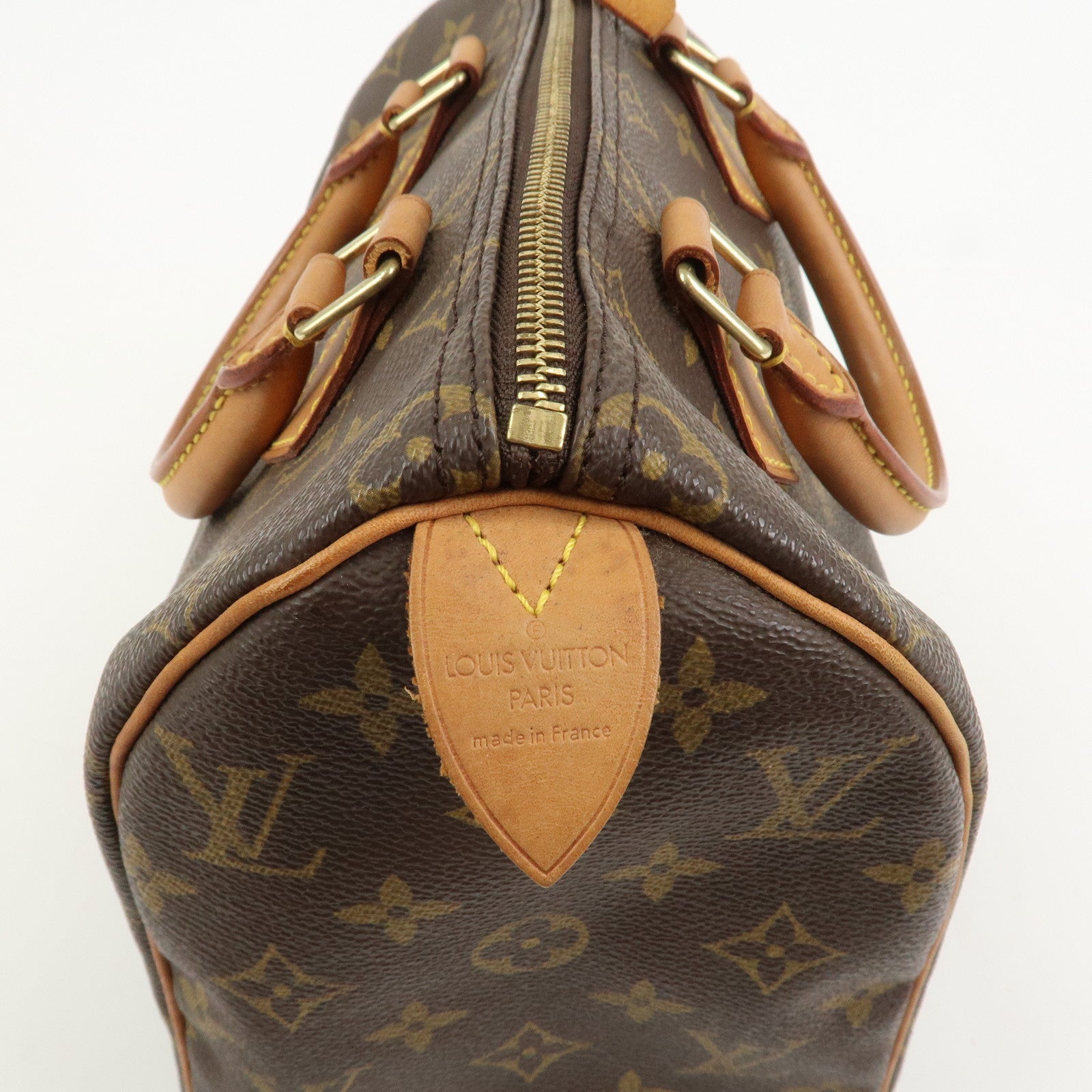 Louis Vuitton Monogram Speedy 25 Boston Bag Hand Bag Brown M41528