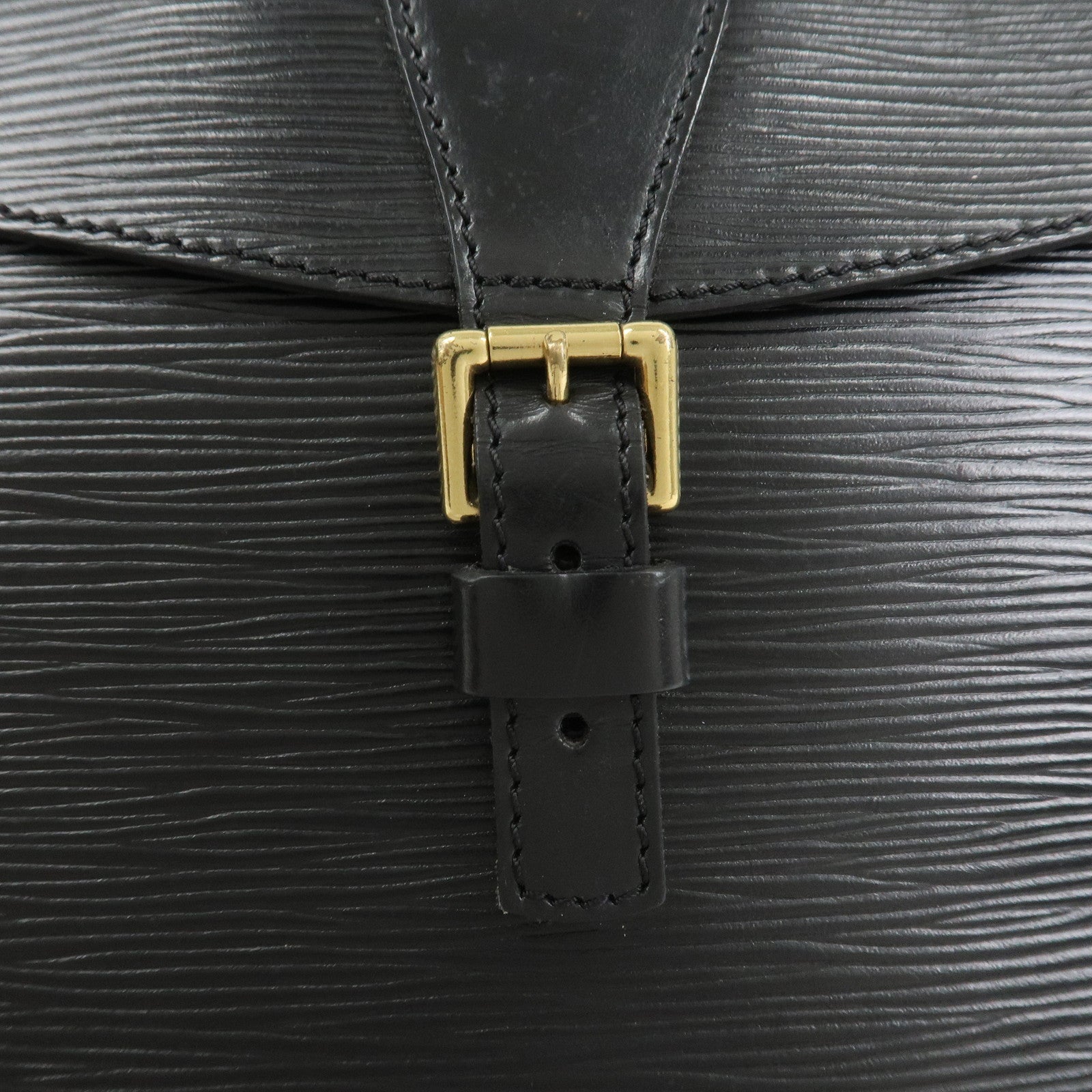 Louis Vuitton Epi Jeune Fille Shoulder Crossbody Bag Noir M52152