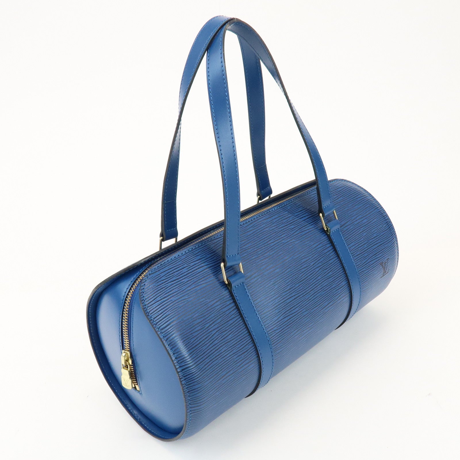 Louis Vuitton Epi Soufflot Shoulder Bag Hand Bag Toledo Blue M52225