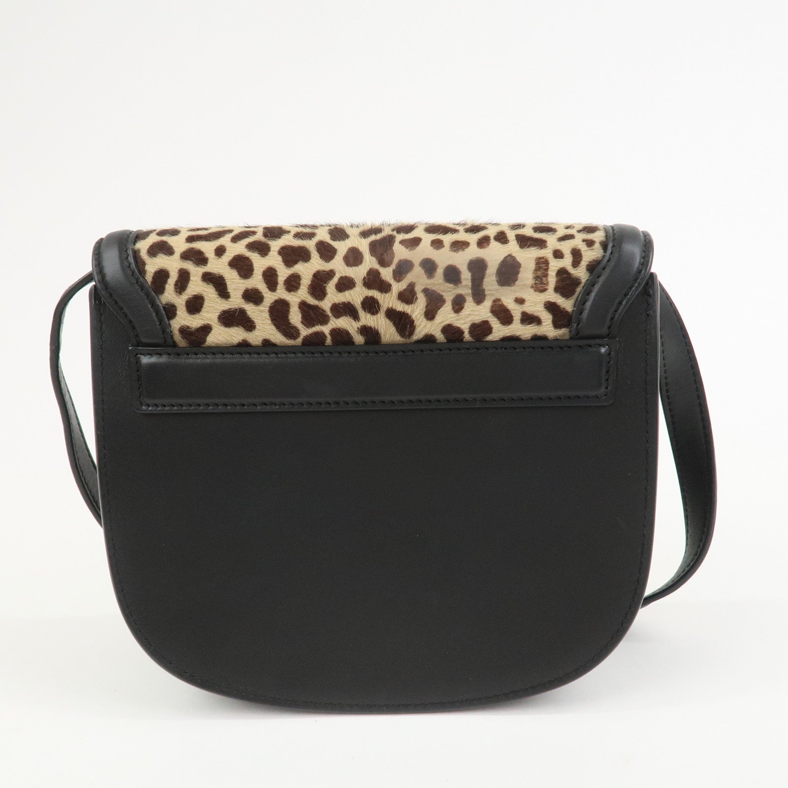 SAINT LAURENT PARIS Cassandre KaiaSmall Leopard Shoulder Bag 619740