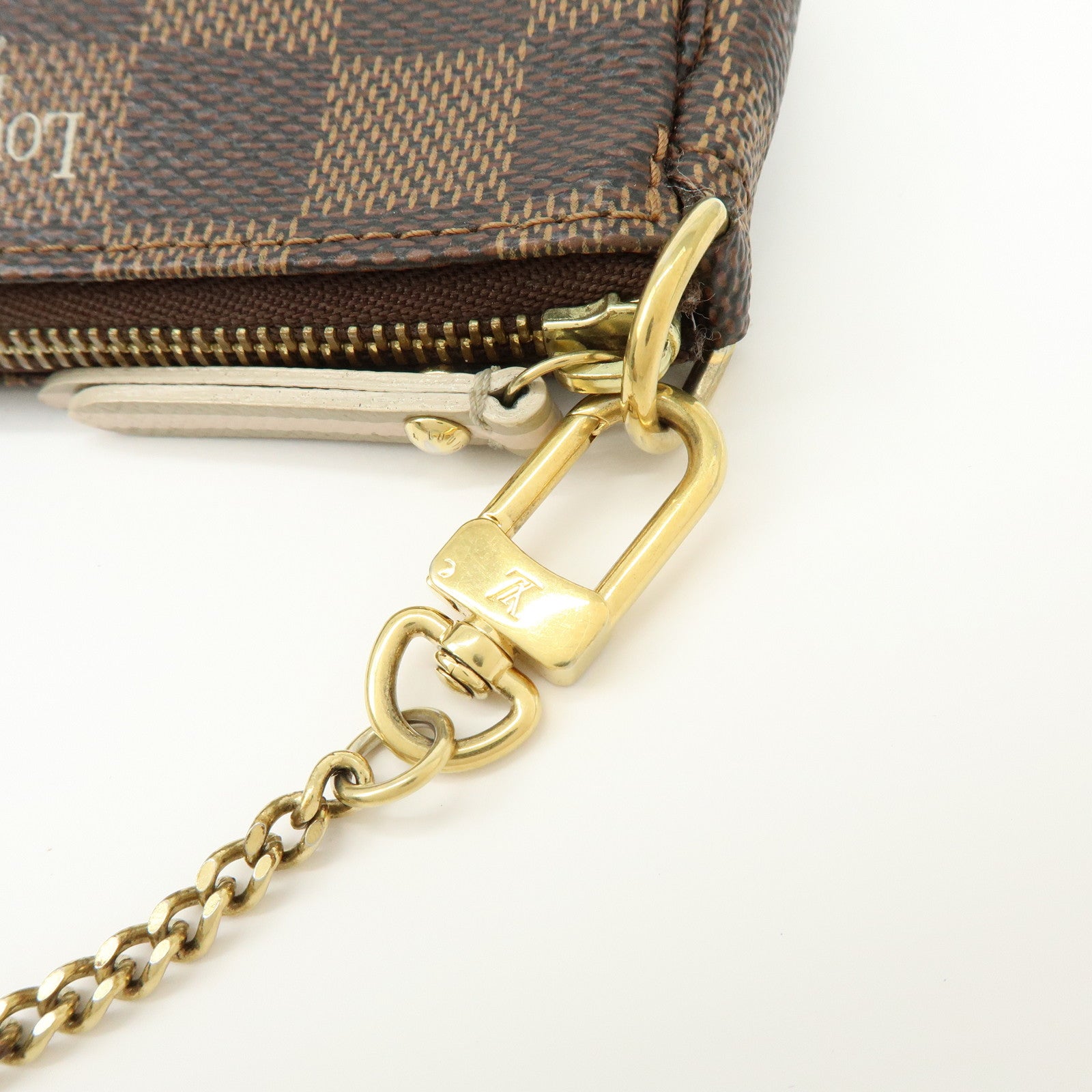 Louis Vuitton Damier Canvas Mini Pochette Accessires Trank N63181