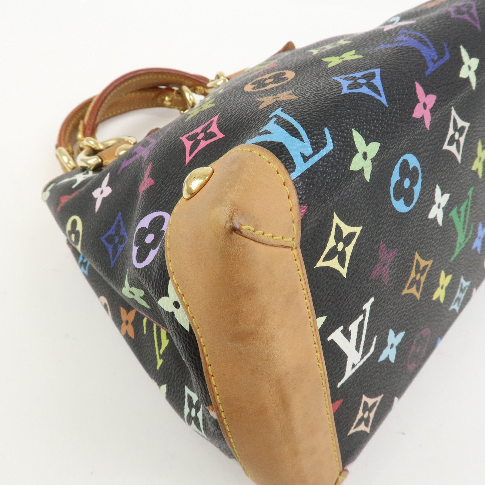 Louis Vuitton Monogram Multicolor Audra Hand Bag Noir Black M40048