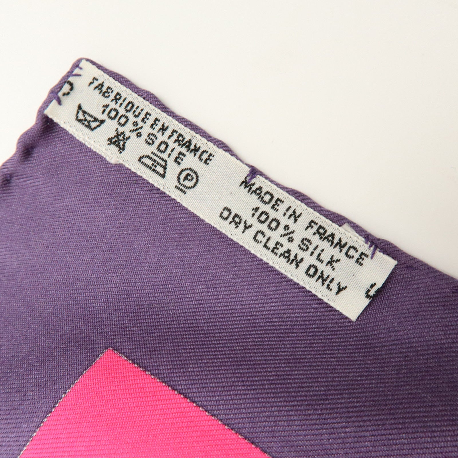 HERMES Carre 90 Silk 100% Scarf Lephyr Sailingship Purple Pink