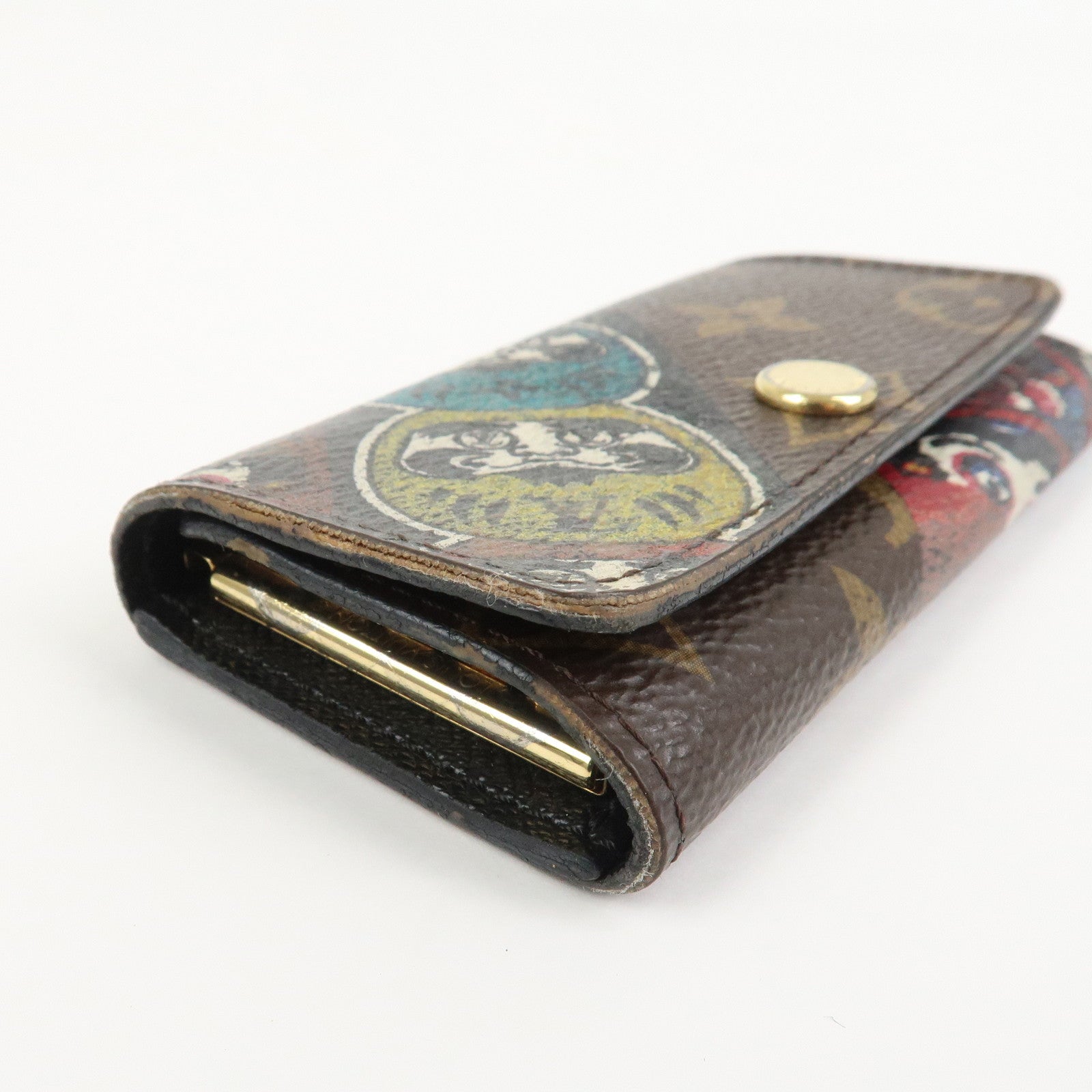 Louis Vuitton Monogram Kansai Yamamoto Multicles 4 Key Case Brown