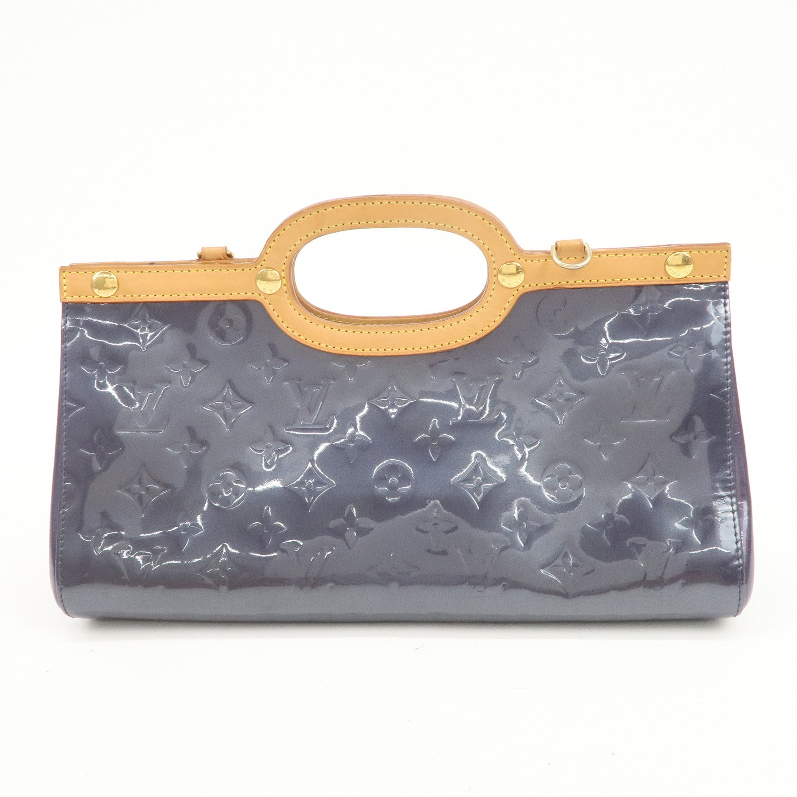 Louis Vuitton Monogram Vernis Roxbury Drive 2WAY Bag Indigo M91373