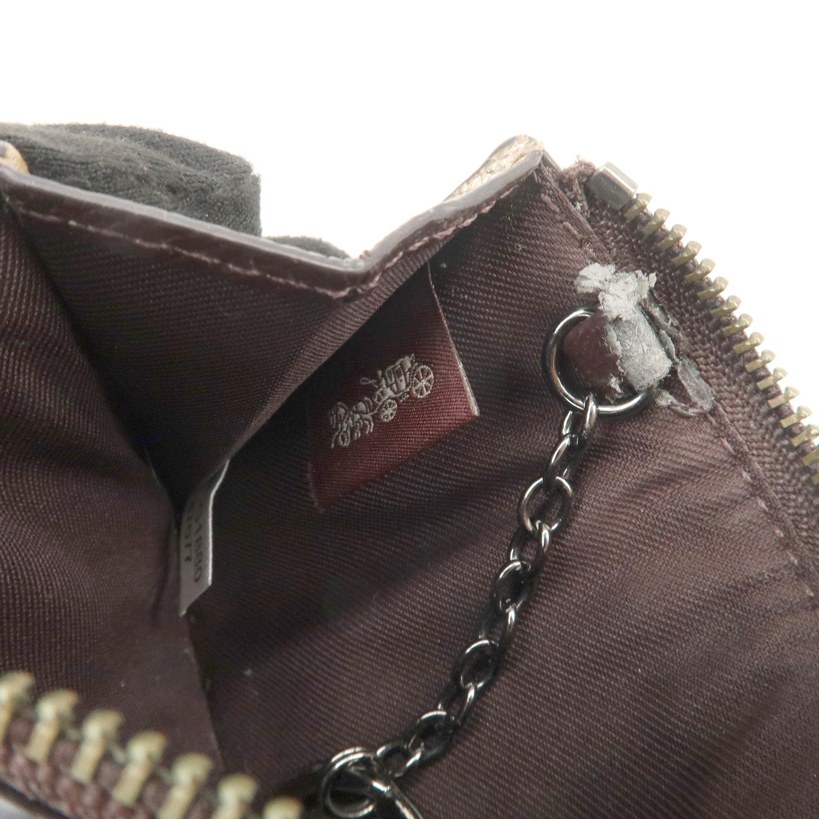 COACH Set Of 4 Card Case Coin Case Key Case Black Red Brown