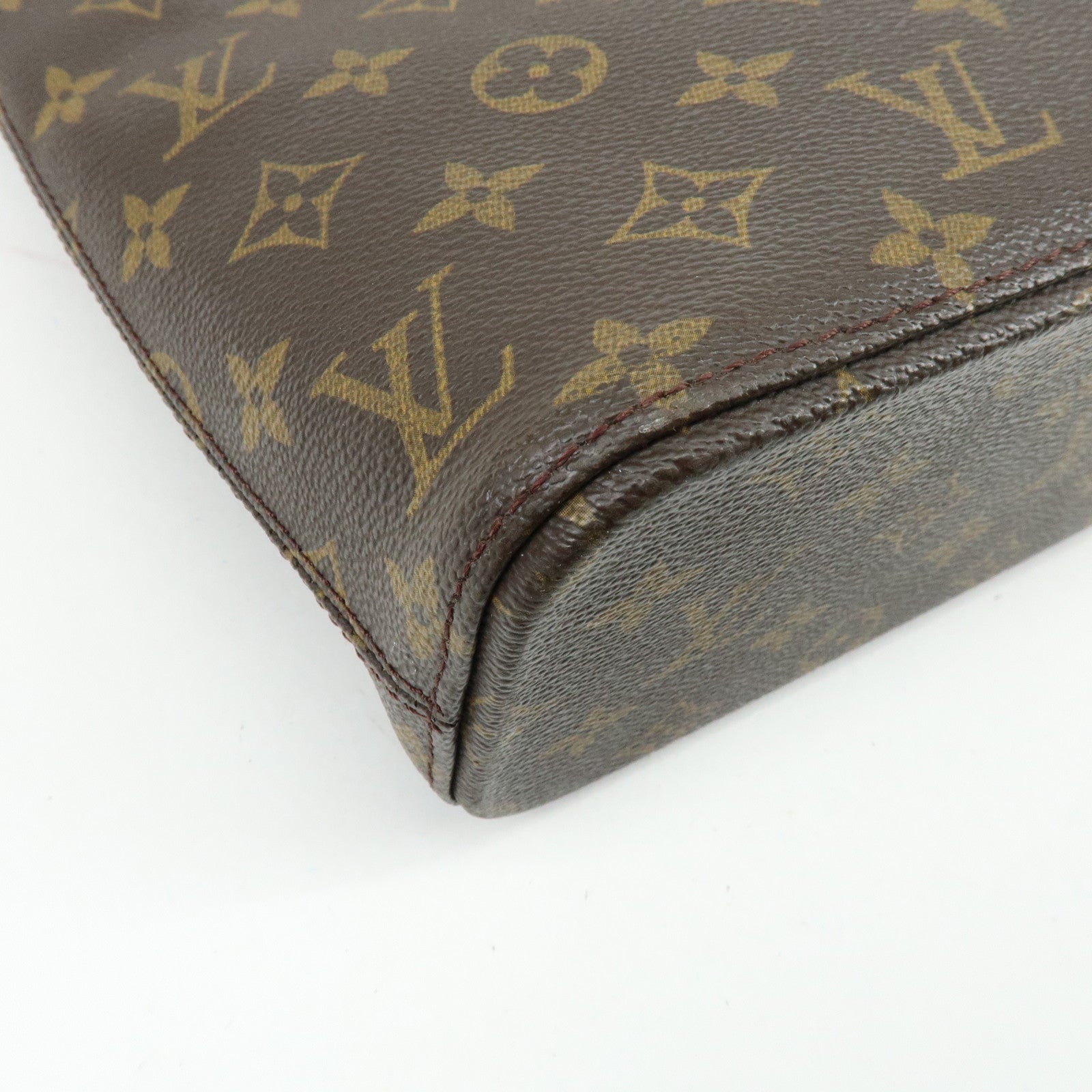Louis Vuitton Monogram Luco Tote Bag Shoulder Bag Brown M51155