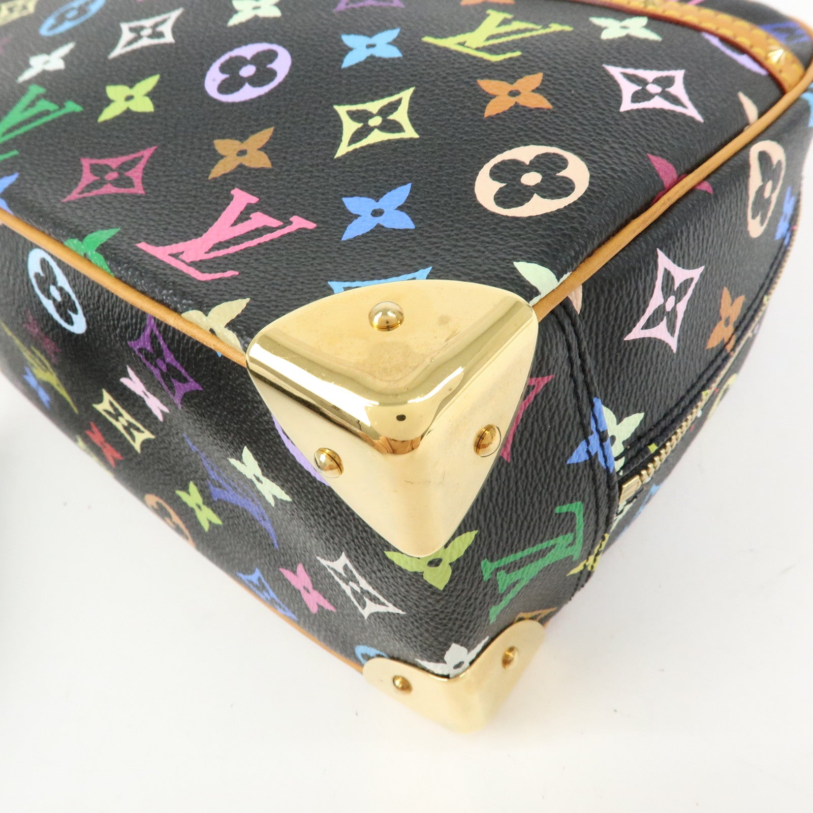 Louis Vuitton Monogram Trouville Multicolor Hand Bag Noir M92662