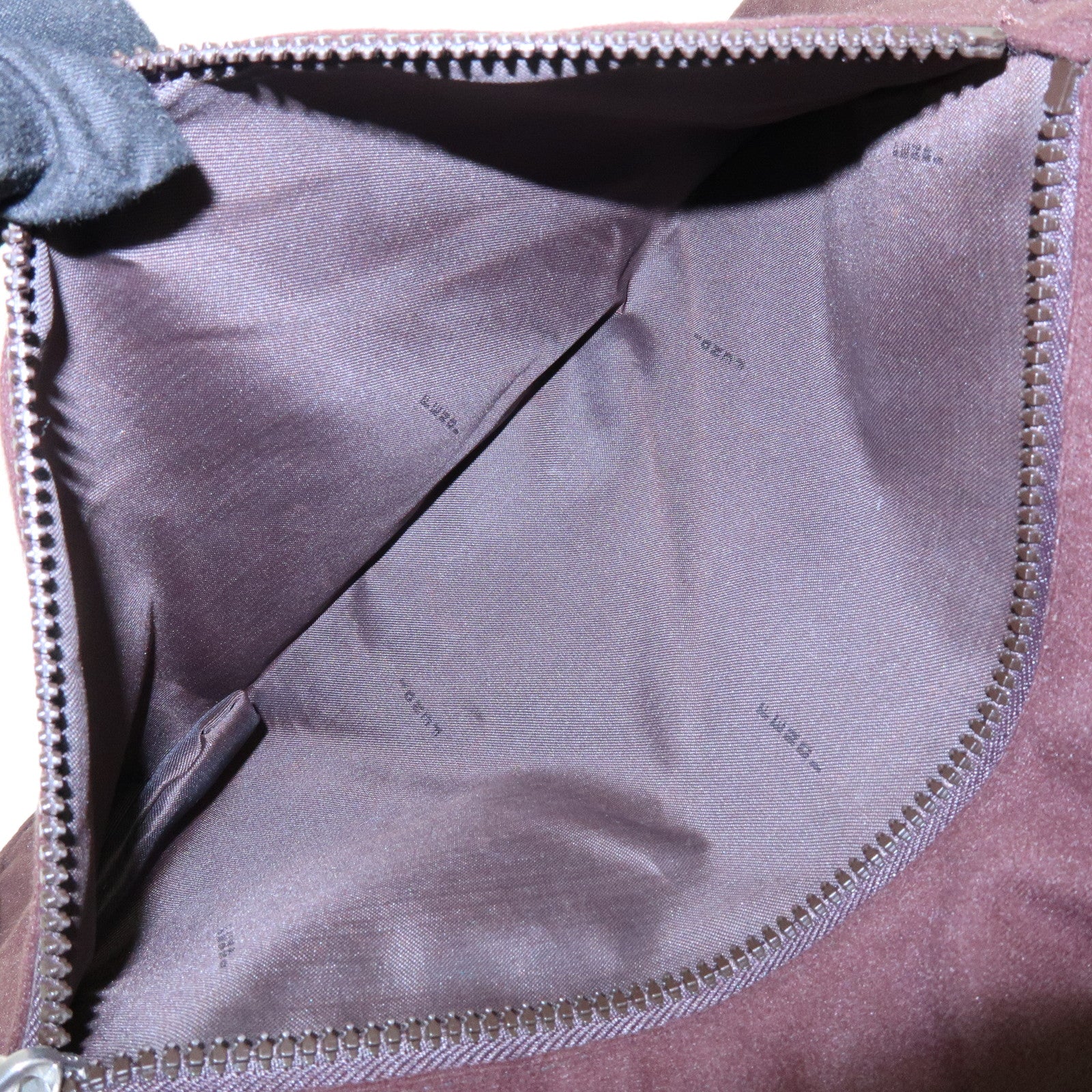 FENDI Wool Leather Shoulder Bag Crossbody Bag Brown 16071