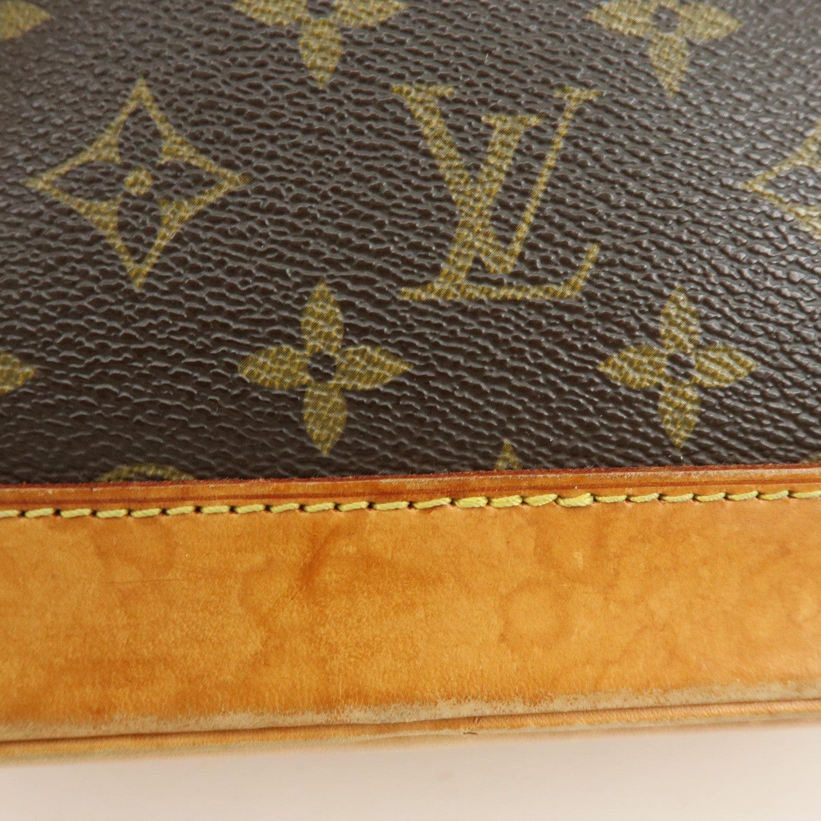 Louis Vuitton Monogram Alma Hand Bag Brown M51130