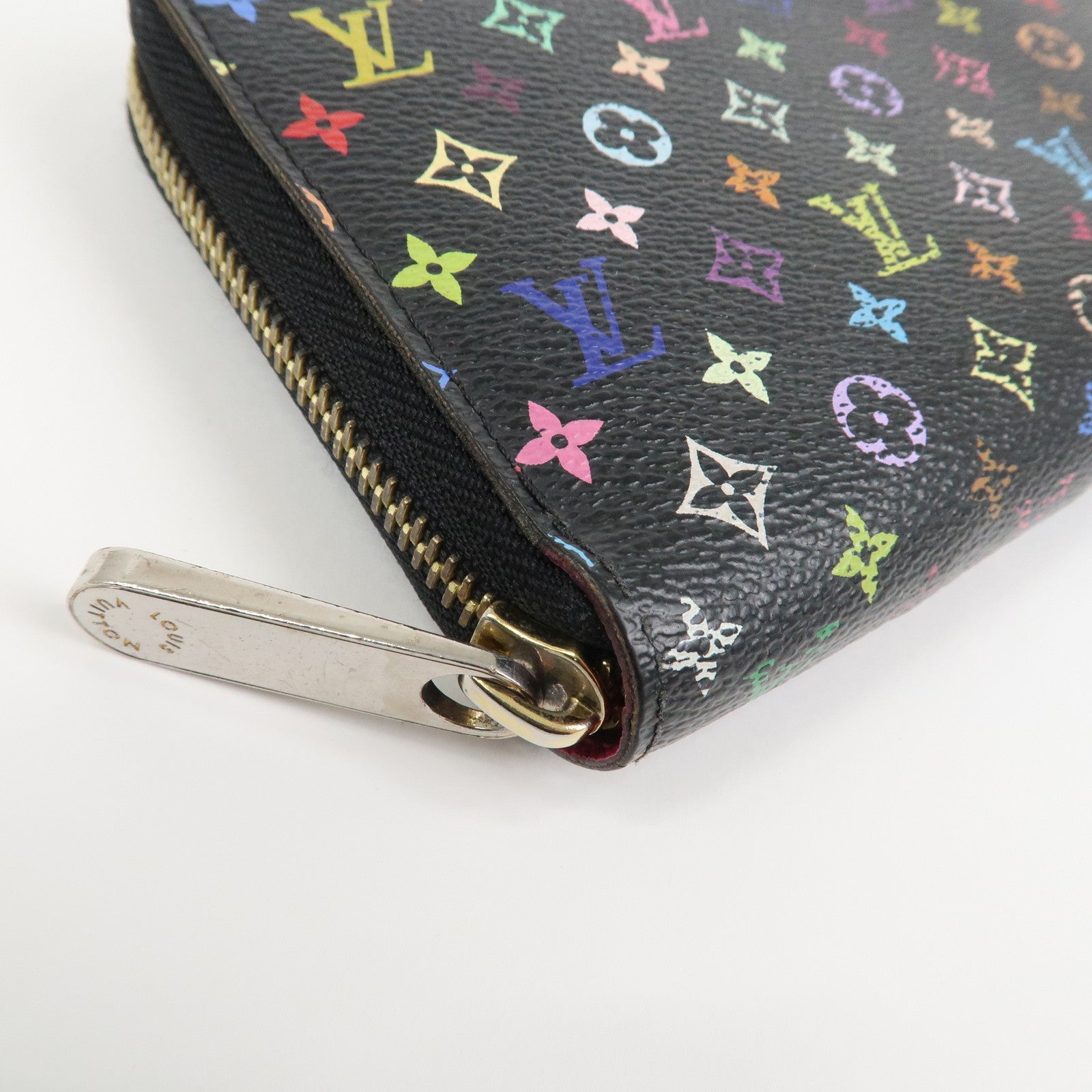 Louis Vuitton Monogram Multicolor Zippy Wallet Long Wallet Noir M60243