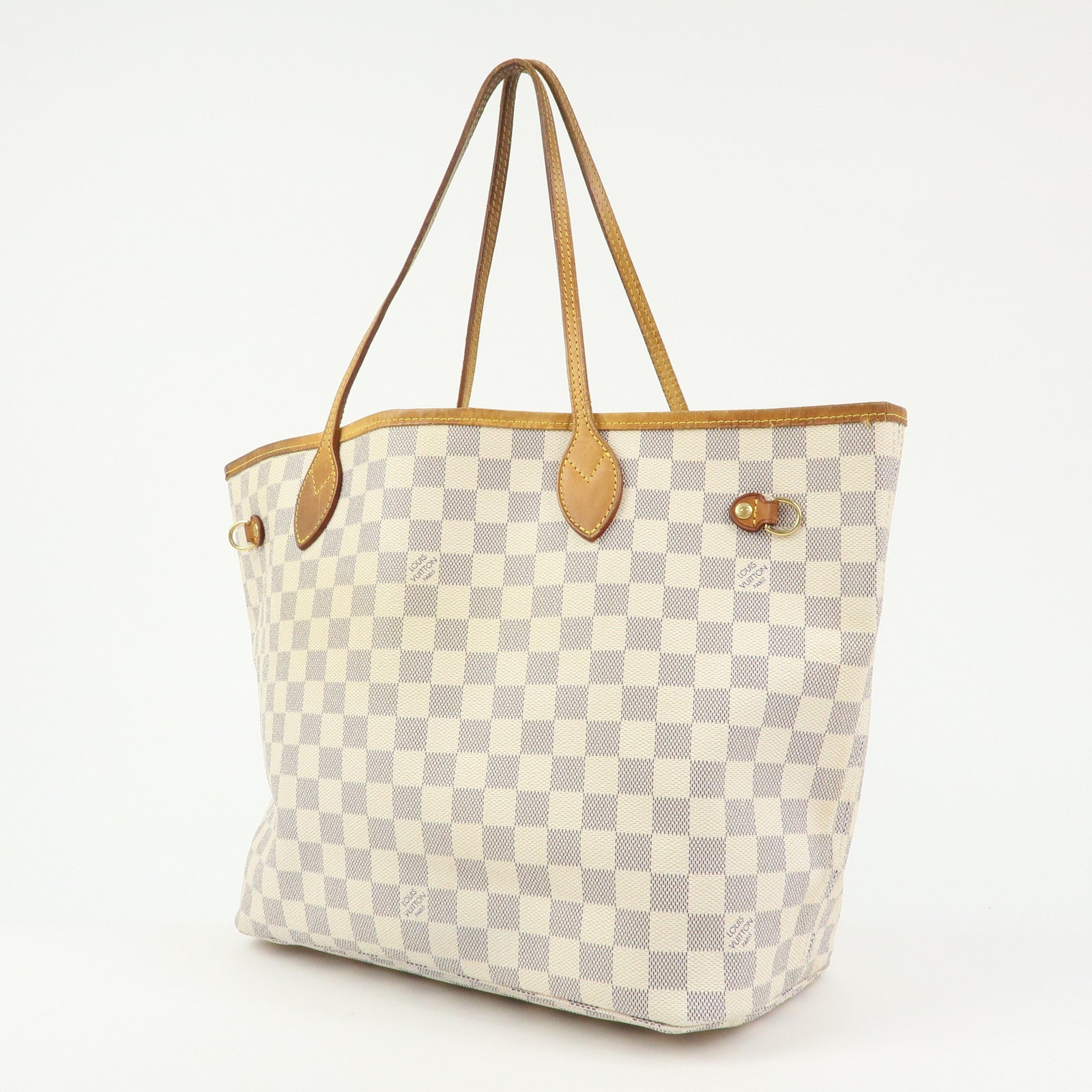 Louis Vuitton Damier Azur Neverfull MM Tote Bag Shoulder Bag N51107