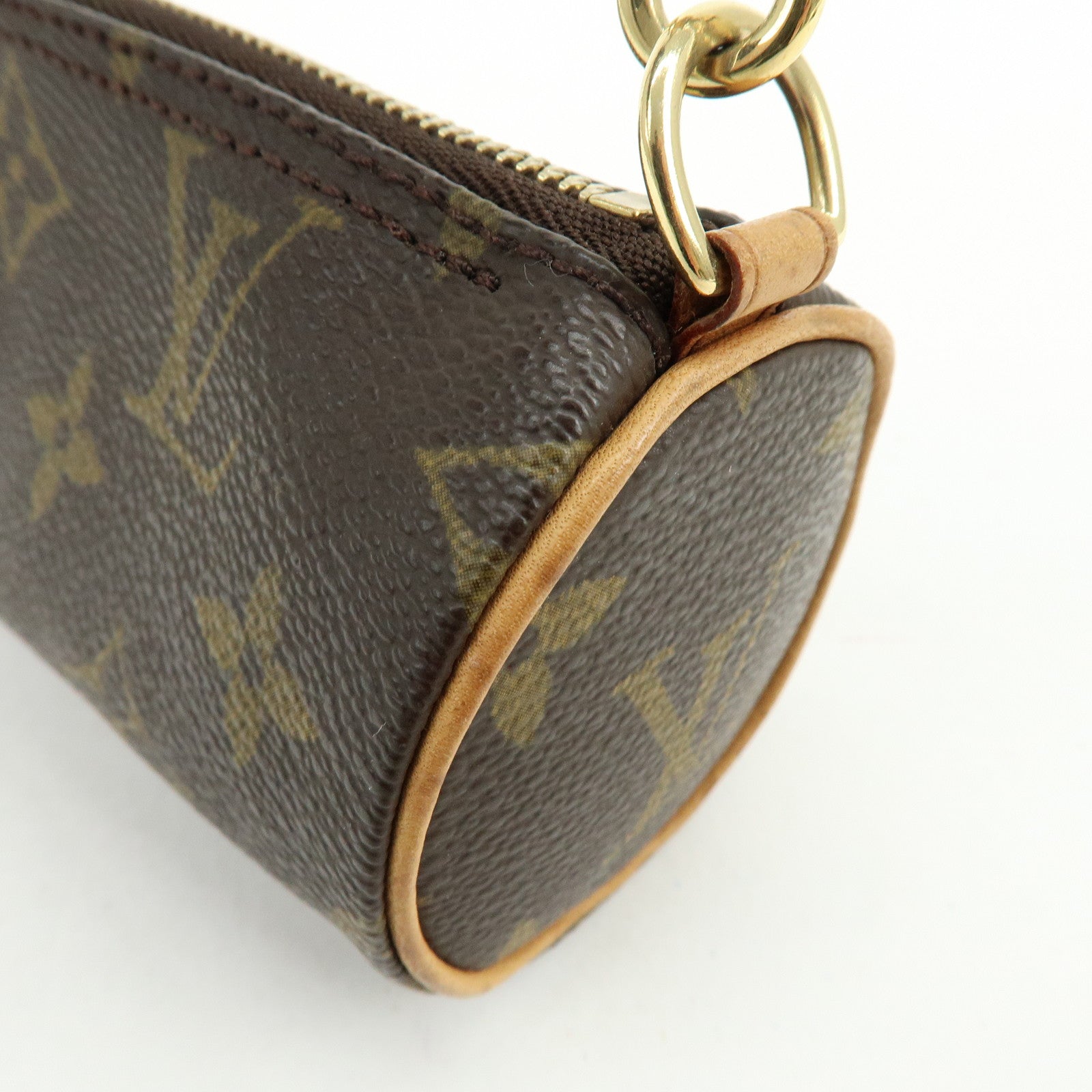 Louis Vuitton Monogram Mini Pouch for Papillon Bag Brown