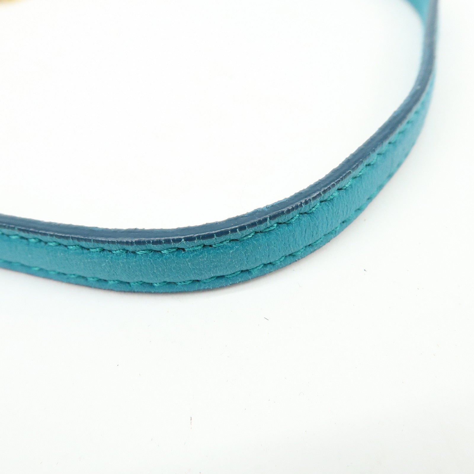 MIU MIU Matelasse Leather 2Way Bag Hand Shoulder Bag Blue RT0543