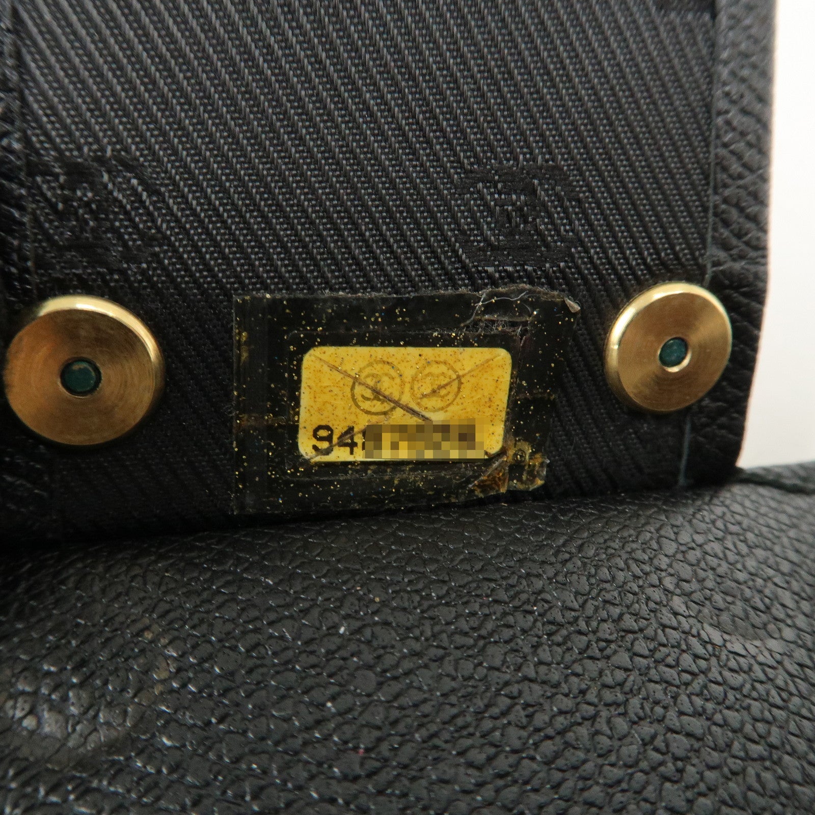 CHANEL Set Of 2 Leather Bi-Fold Long Wallet Key Case Black Gold