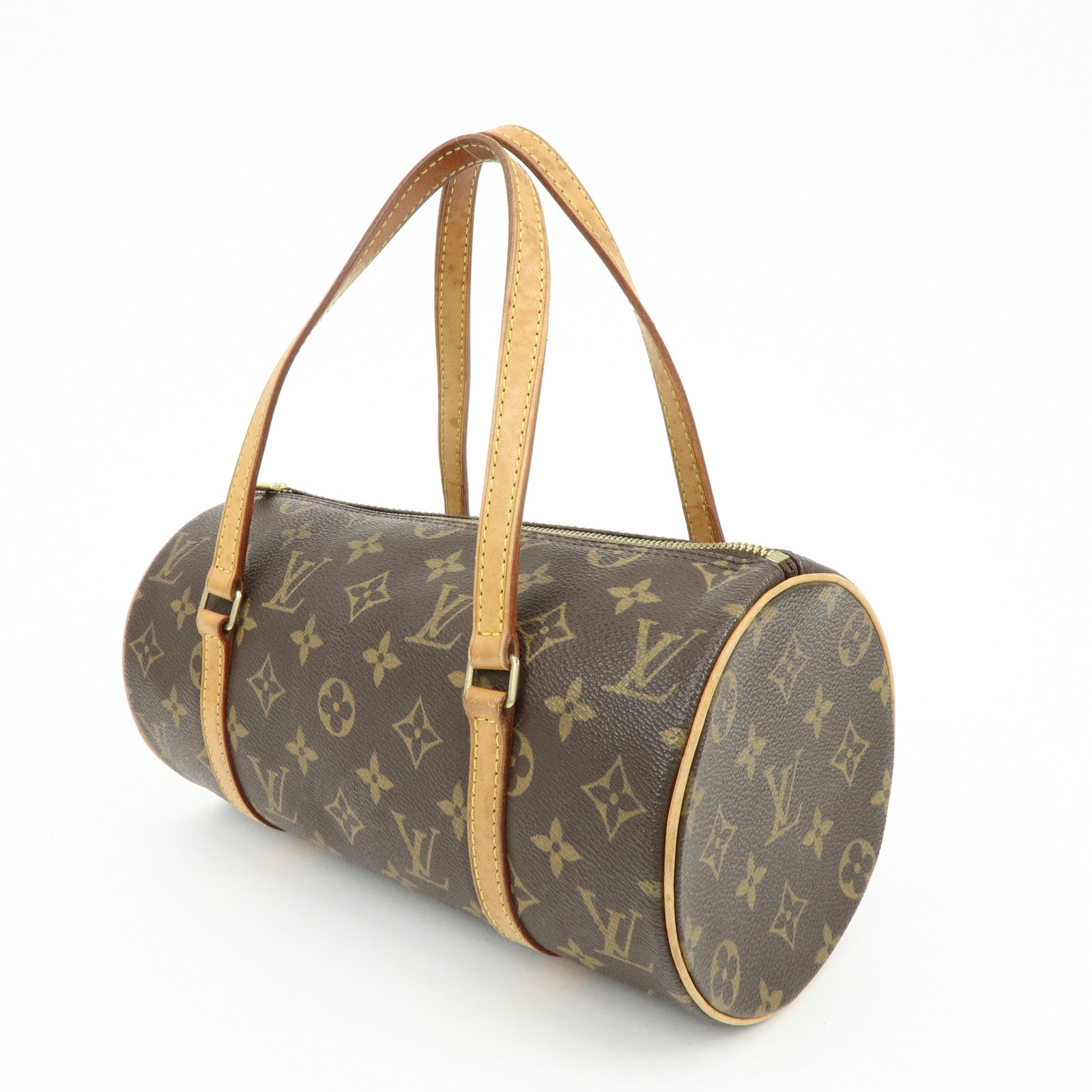 Louis Vuitton Monogram Papillon 26 Hand Bag Brown M51386