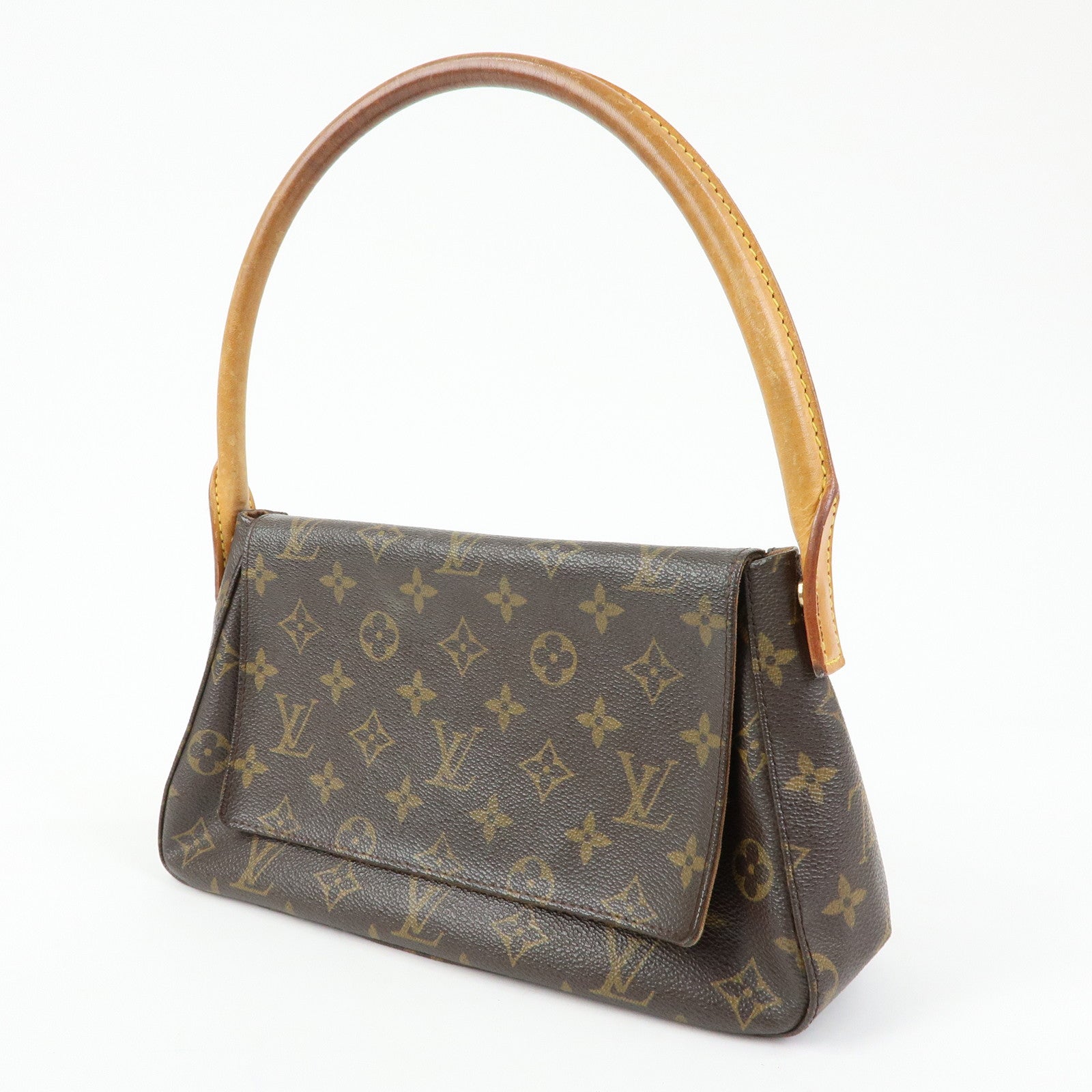 Louis Vuitton Monogram Mini Looping Shoulder Bag Brown M51147