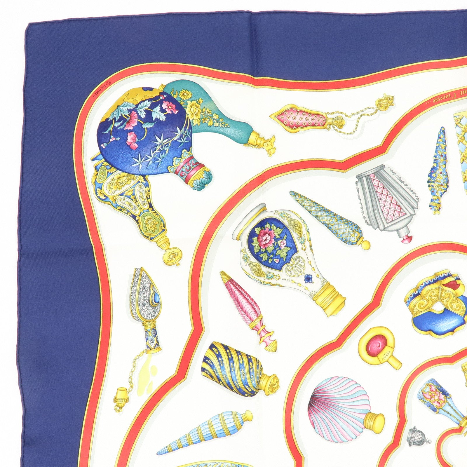 HERMES Carre 90 Silk 100% Scarf Pourvu qu'on ait l'ivress
