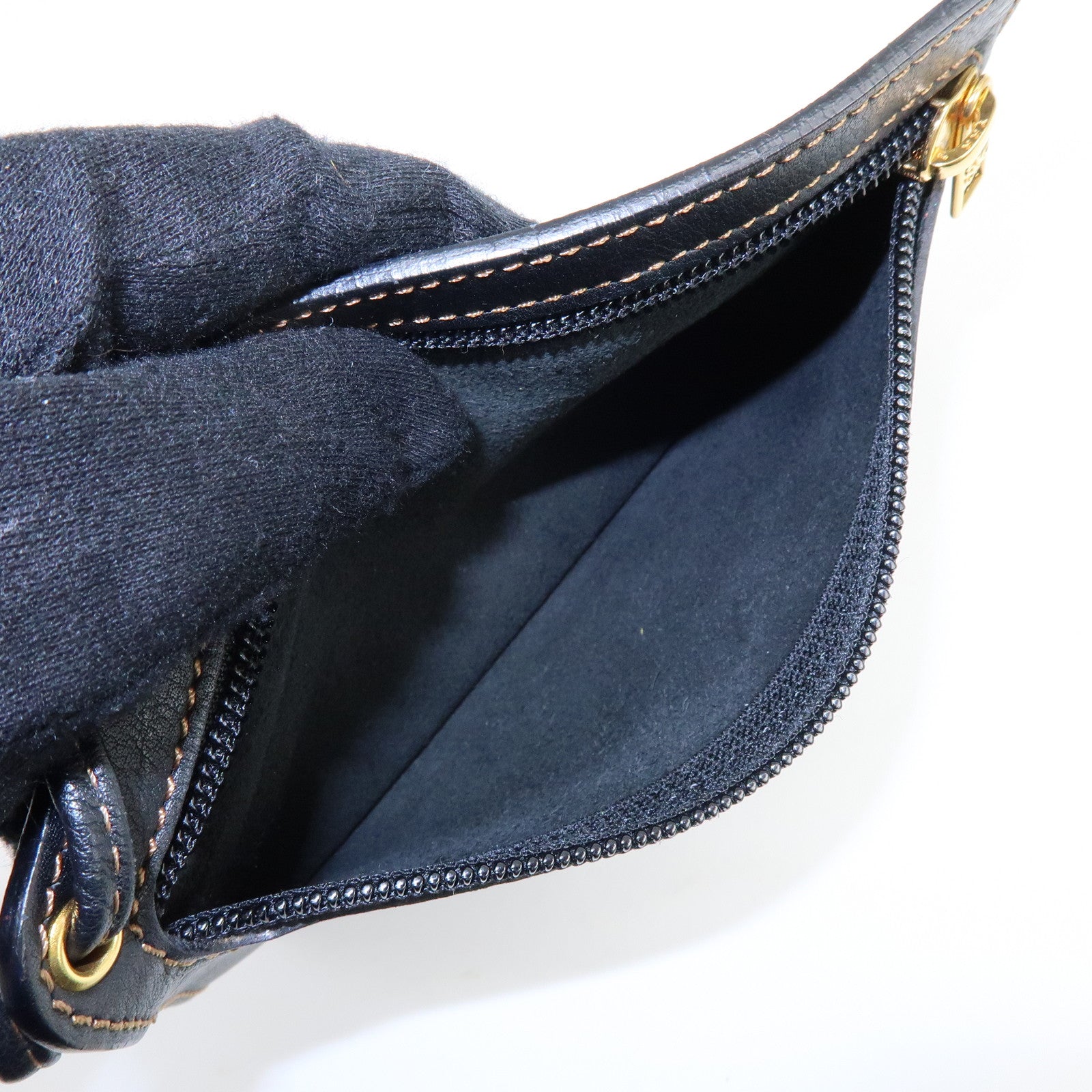 LOEWE Anton Leather Backpack Rucksuck Black