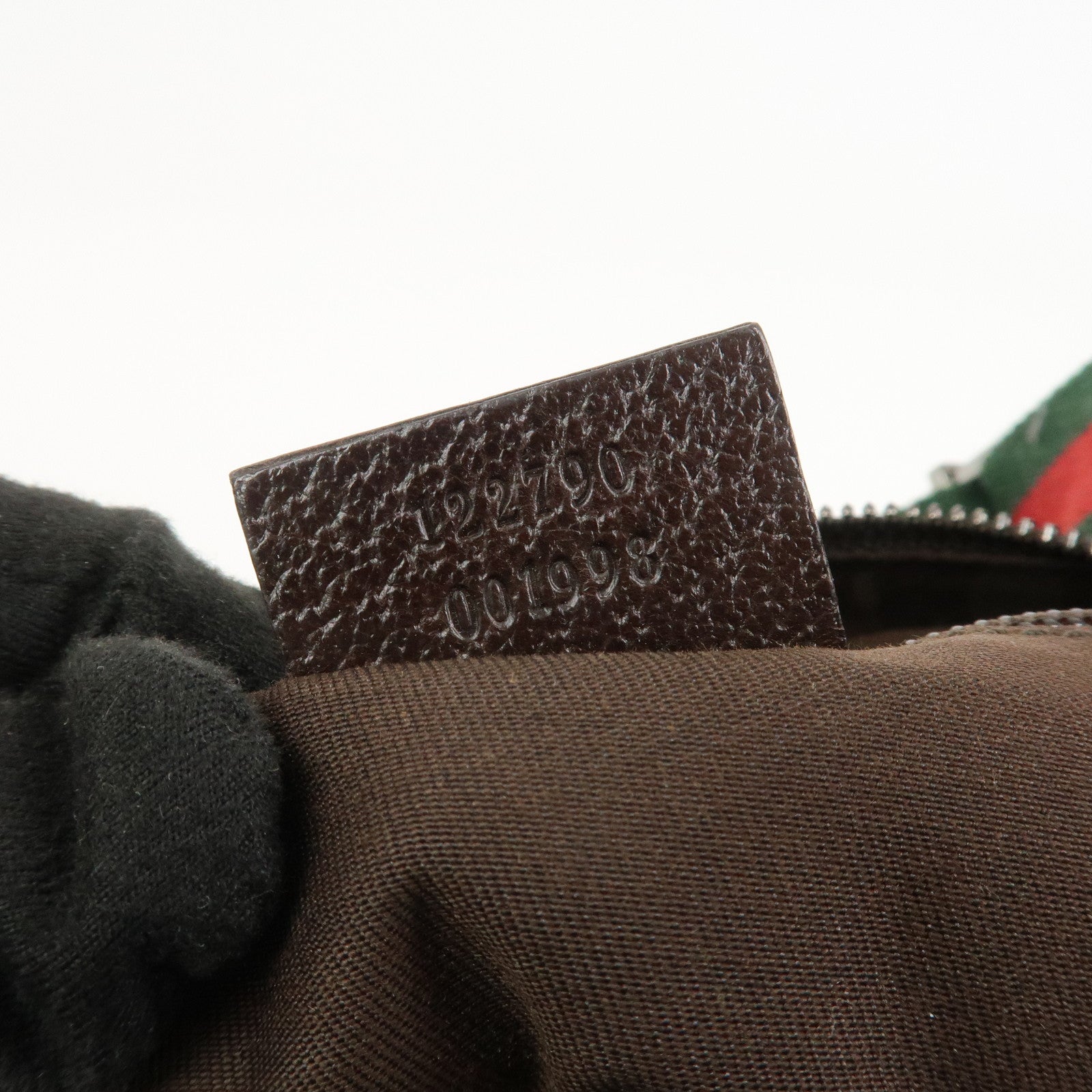 GUCCI Sherry GG Canvas Leather Shoulder Bag Beige Brown 122790