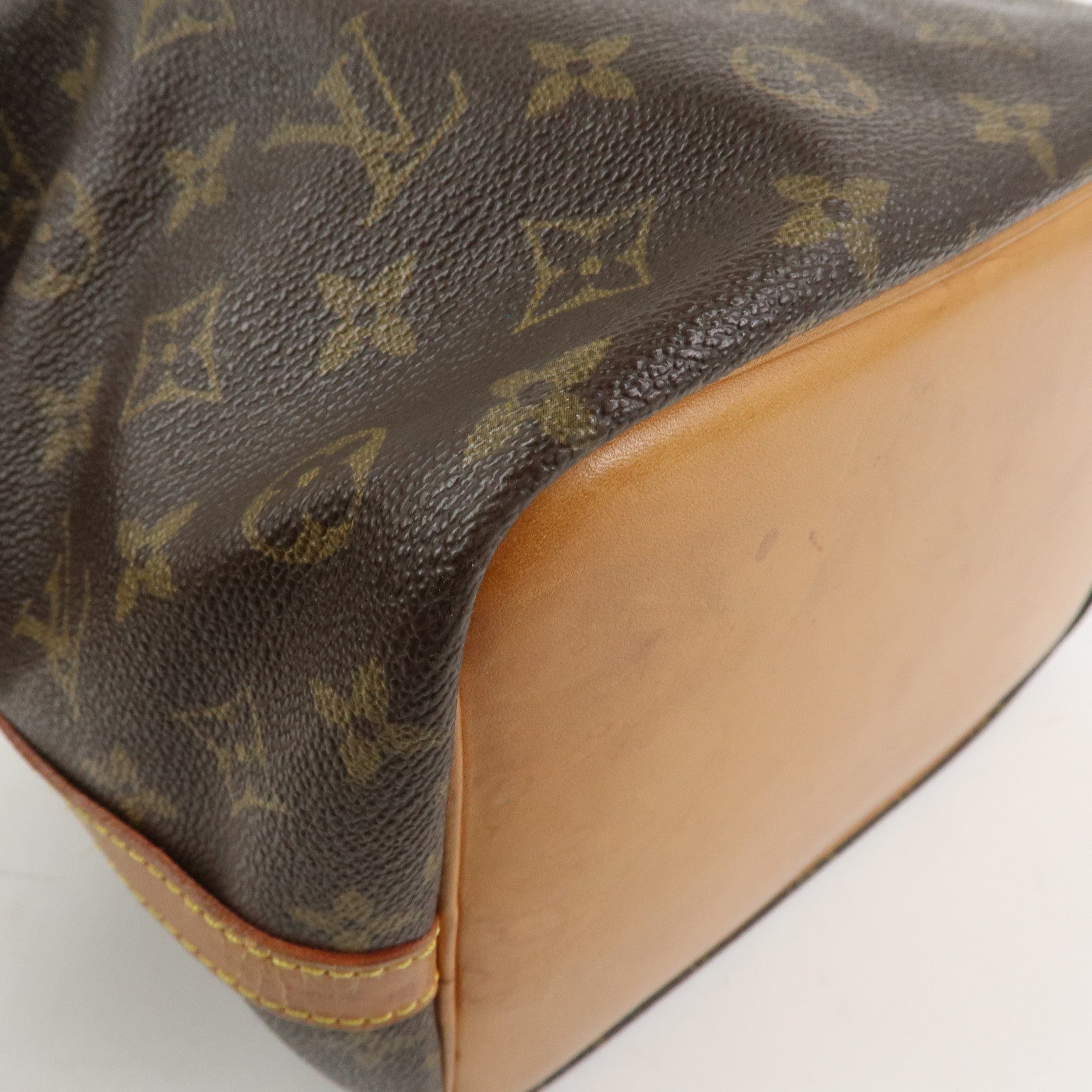 Louis Vuitton Monogram Canvas Petit Noe Shoulder Bag Brown M42226